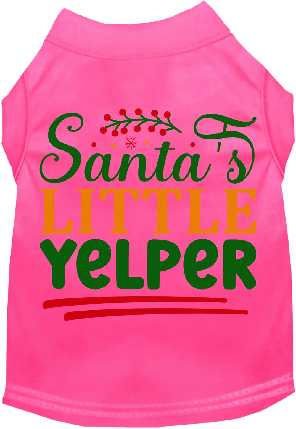 Santa's Little Yelper Pet Shirt - Image 3