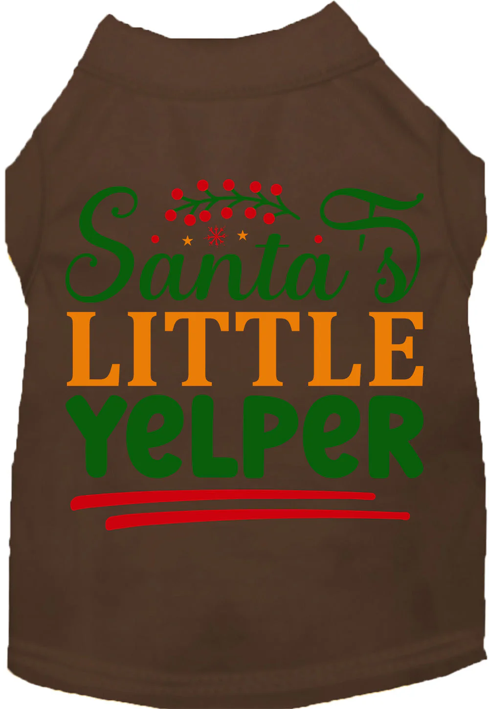 Santa's Little Yelper Pet Shirt - Image 4