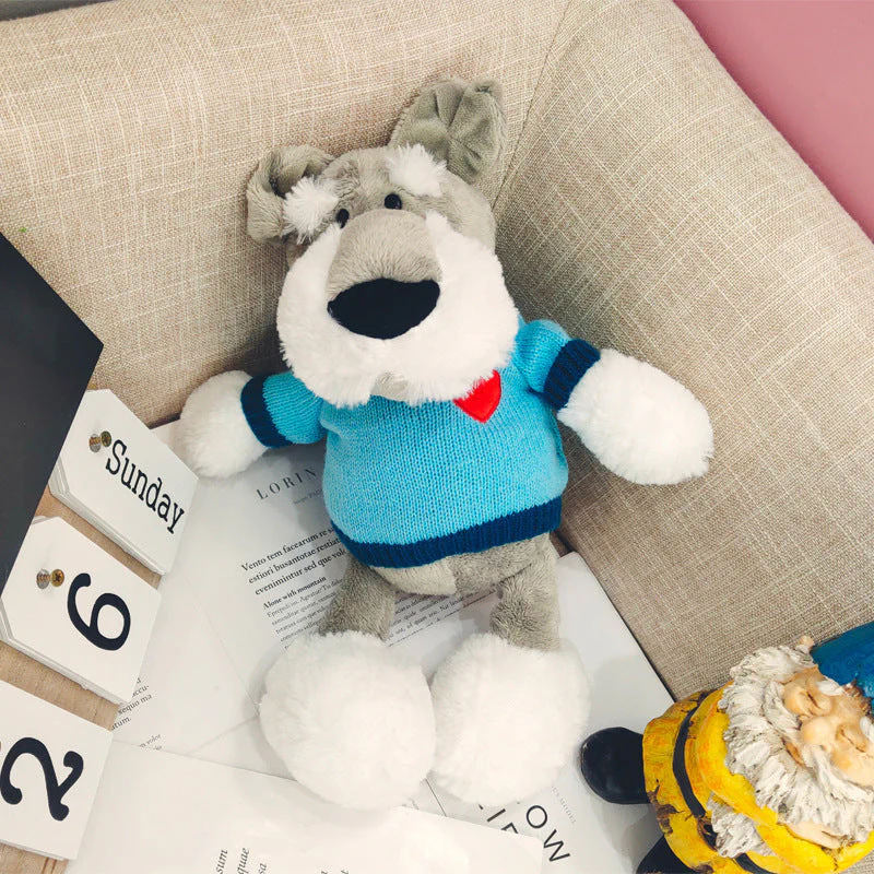 Schnauzer doll cute ins plush toy puppy husky doll - Image 10