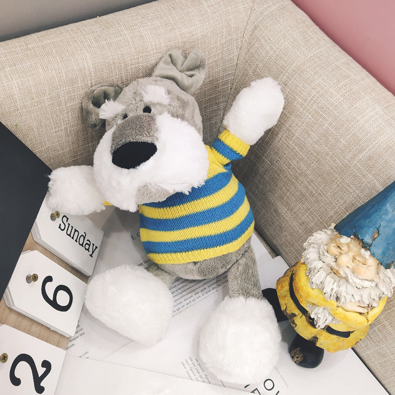 Schnauzer doll cute ins plush toy puppy husky doll - Image 7