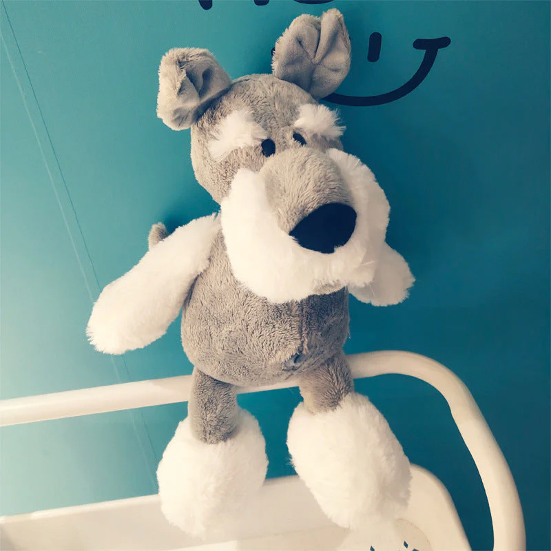 Schnauzer doll cute ins plush toy puppy husky doll - Image 9