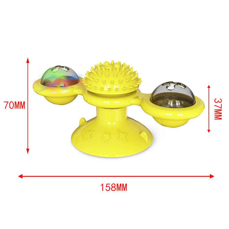 Scratching Turntable Windmill Cat Toy - Image 4