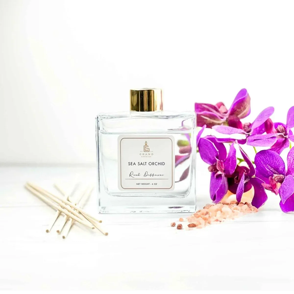 Sea Salt Orchid Reed Diffuser - Image 3
