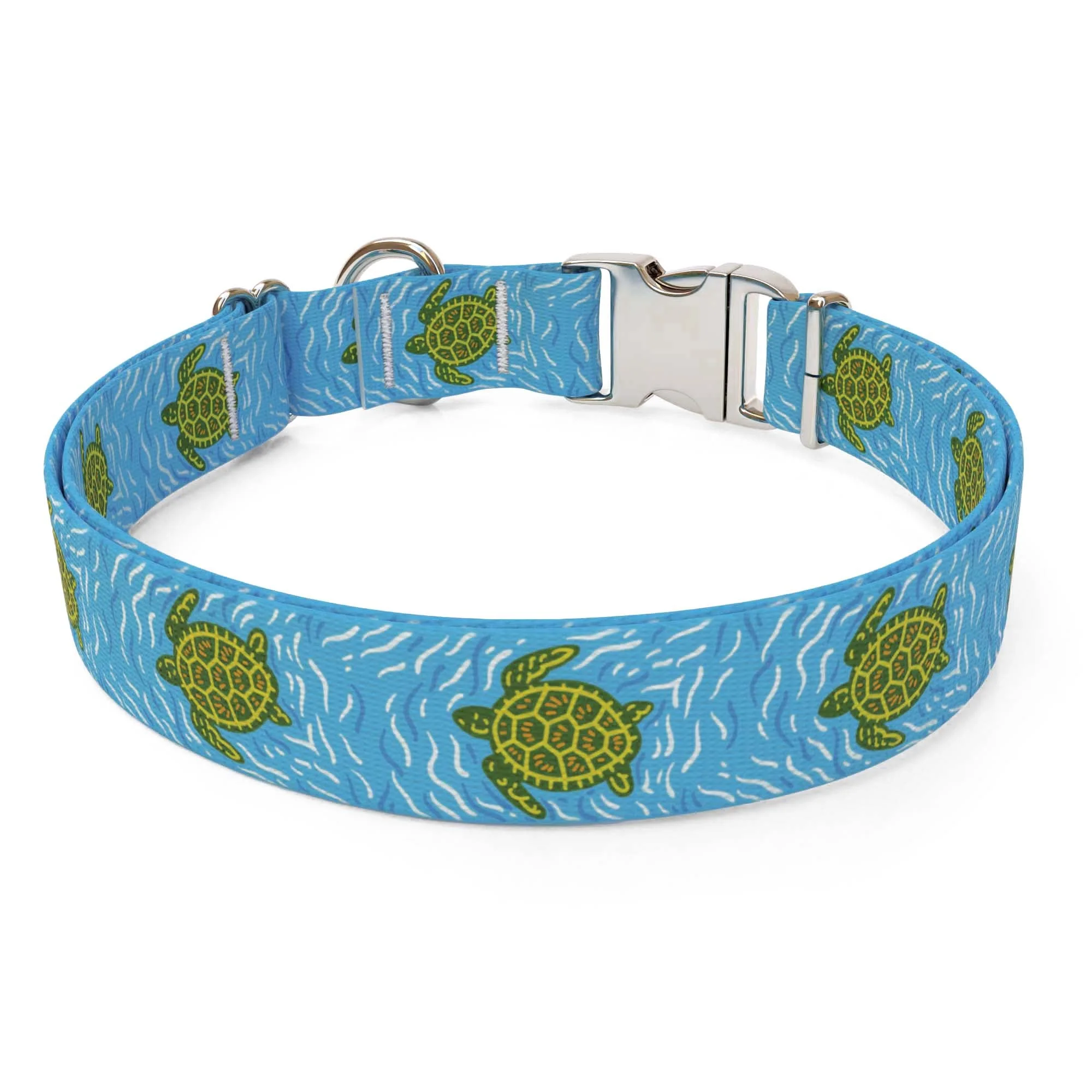 Sea Turtles Dog Collar - Image 2