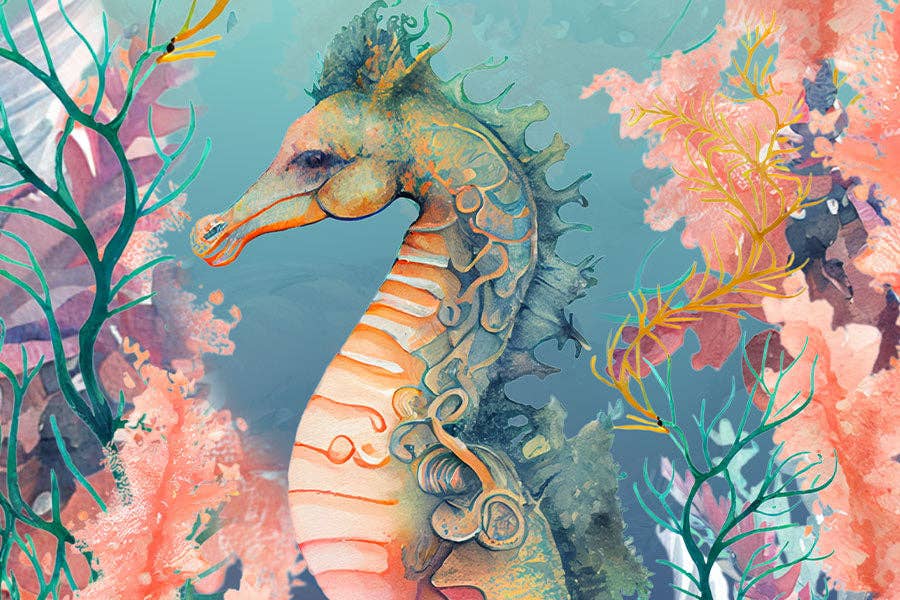 Seahorse - Marine Life Mini Puzzle | Micro Puzzles - Image 2