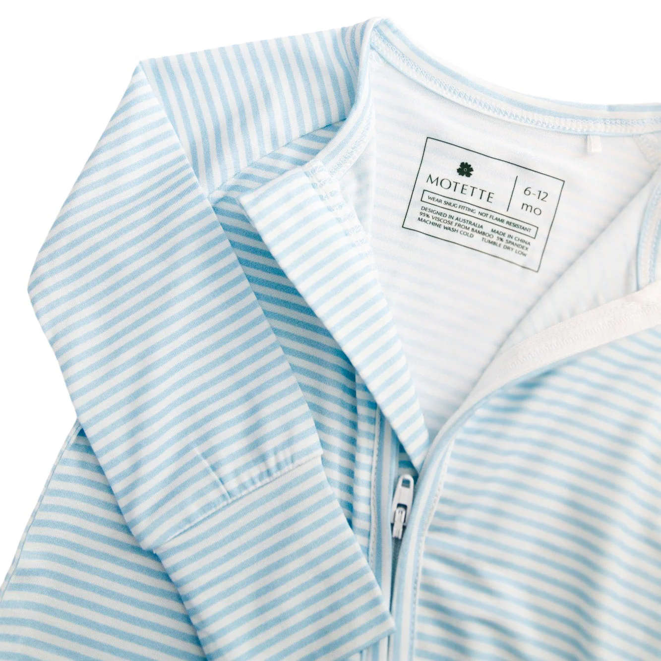Seaside Stripe Bamboo Sleeper - Image 7