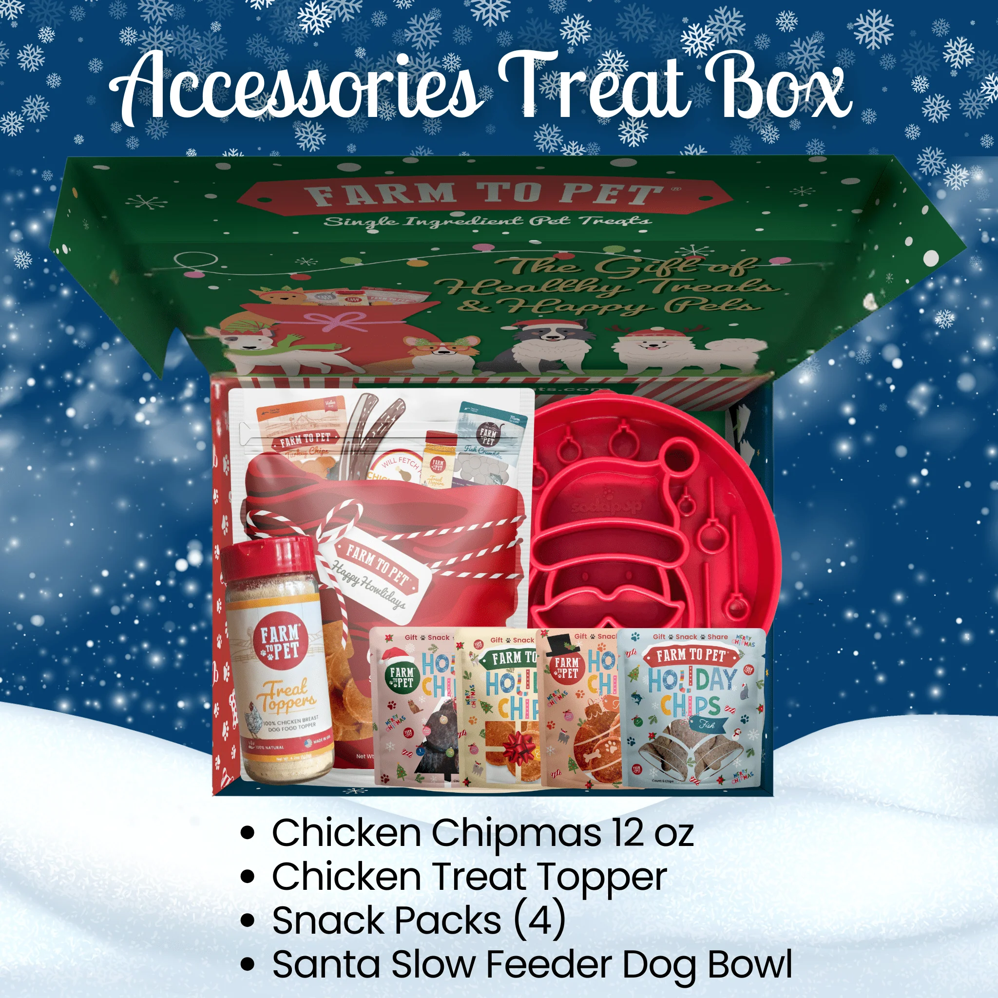Seasons Treatings Dog Treats & Accessory Box - Image 2