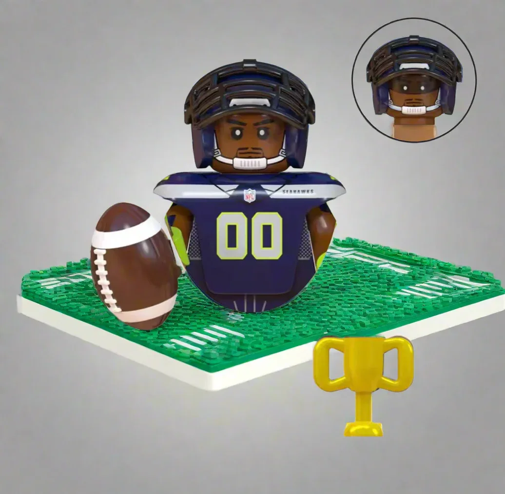 Seattle Seahawks Team Minifigure - Image 2
