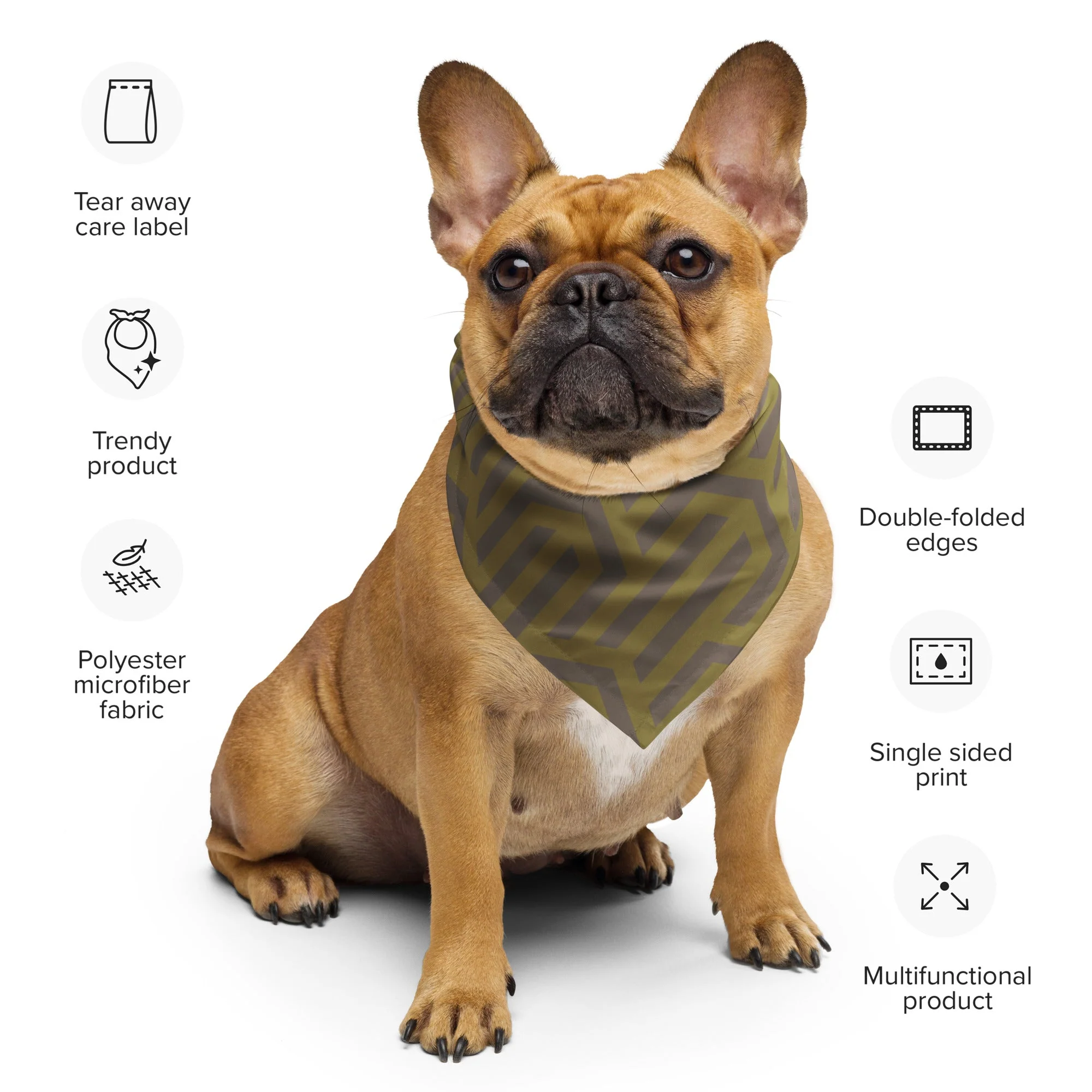 Sebastian & Clementine Forward Movement Bandana For Dogs and Cats - Image 2