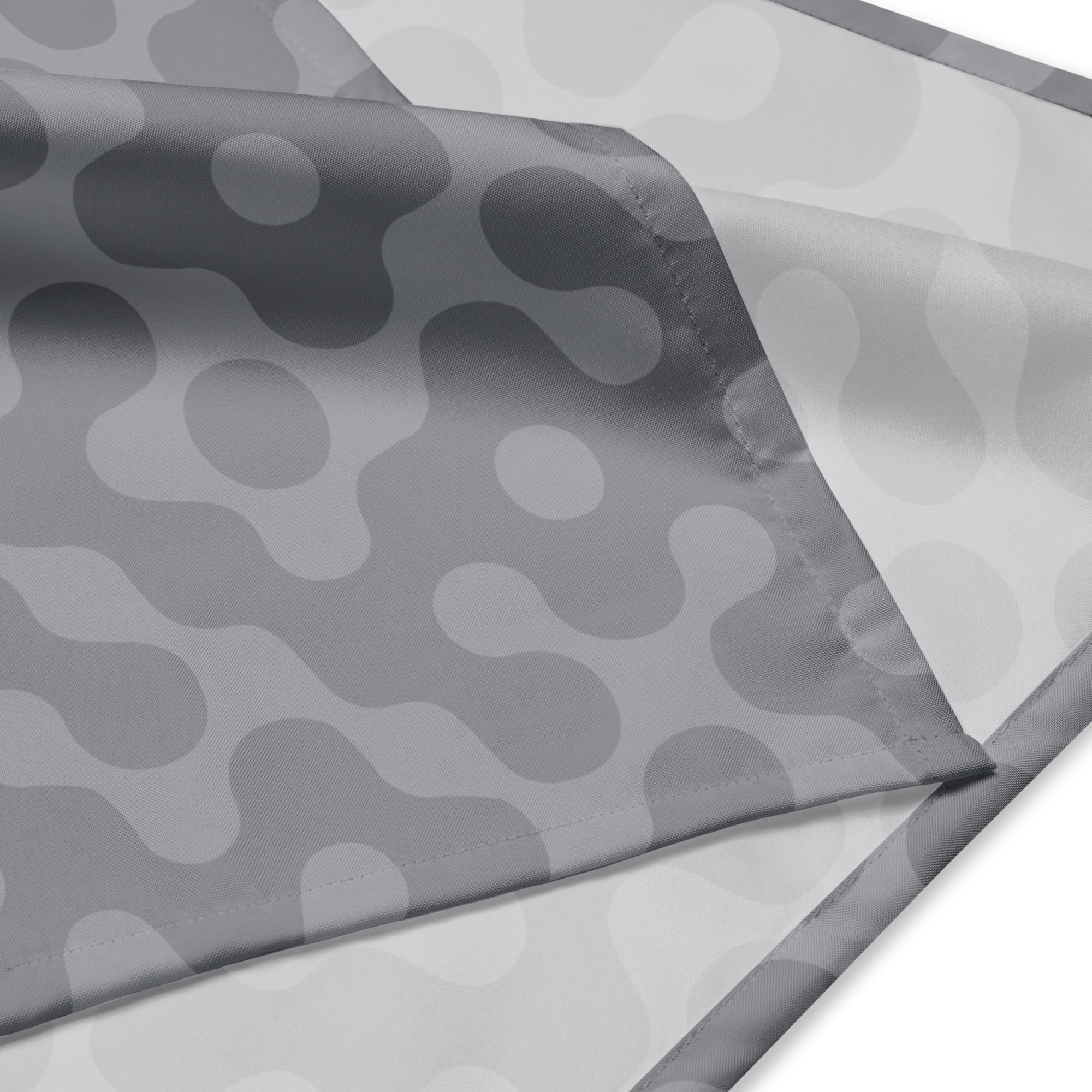 Sebastian & Clementine Gray Pattern Pet Cotton Bandana - Image 2