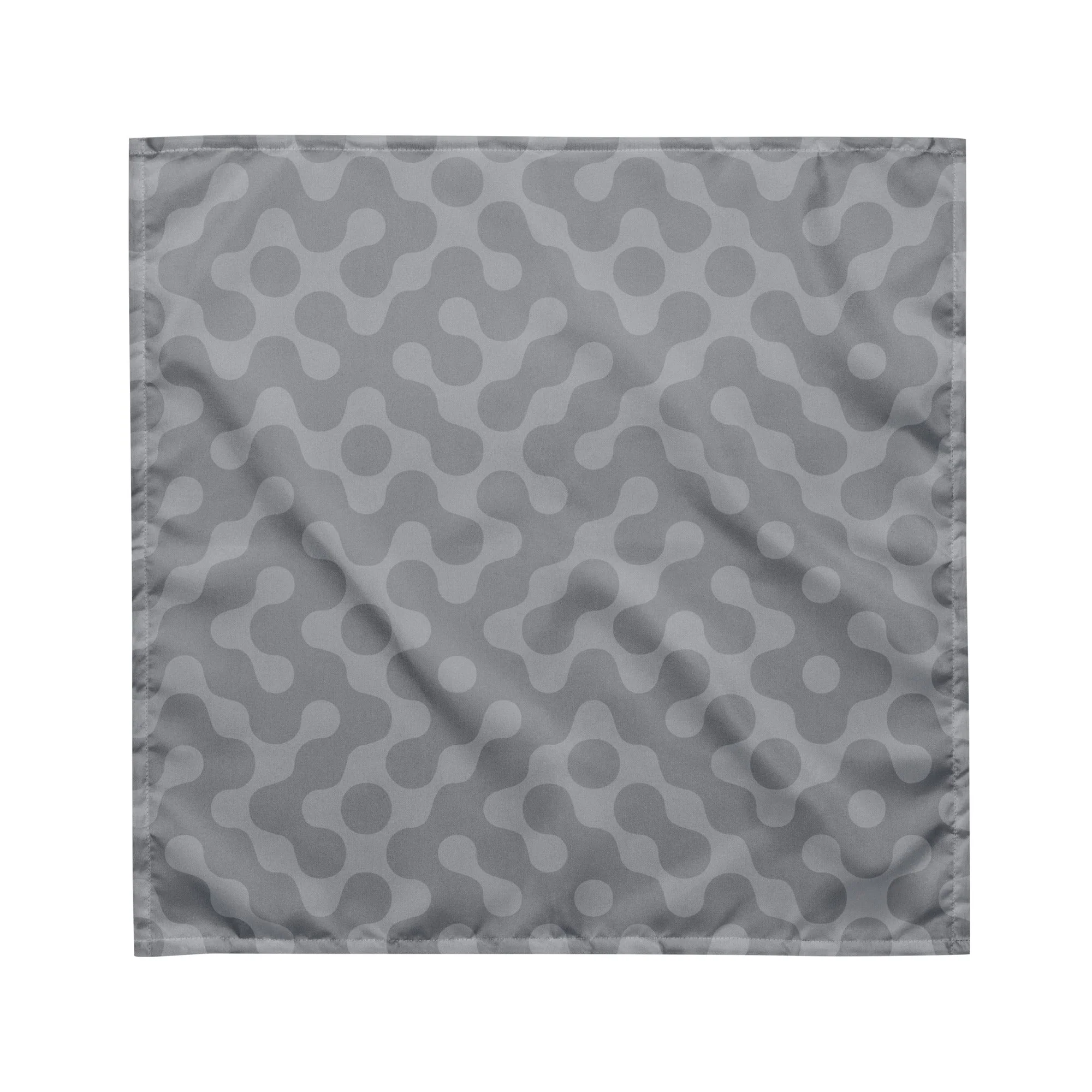 Sebastian & Clementine Gray Pattern Pet Cotton Bandana - Image 4