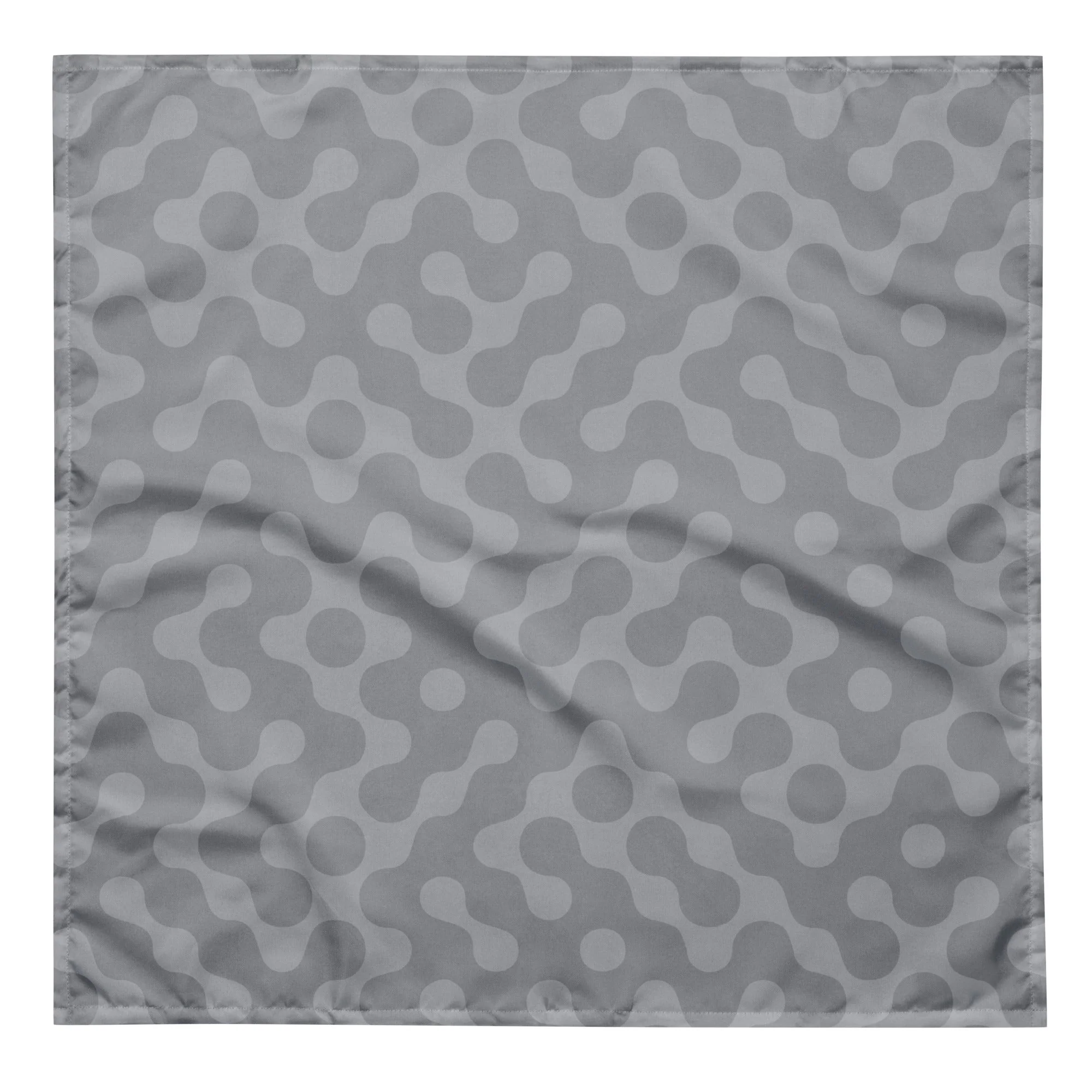 Sebastian & Clementine Gray Pattern Pet Cotton Bandana - Image 5