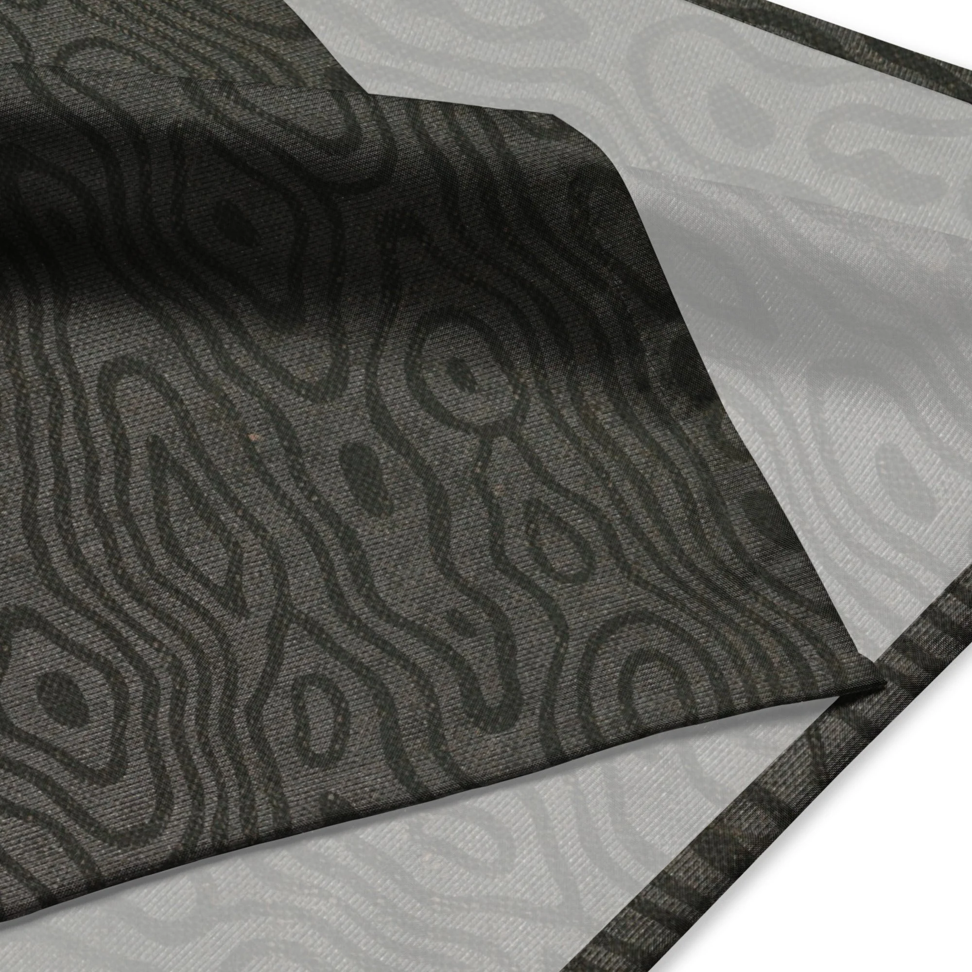 Sebastian & Clementine Gray Wooden Bandana For Dogs and Cats - Image 2