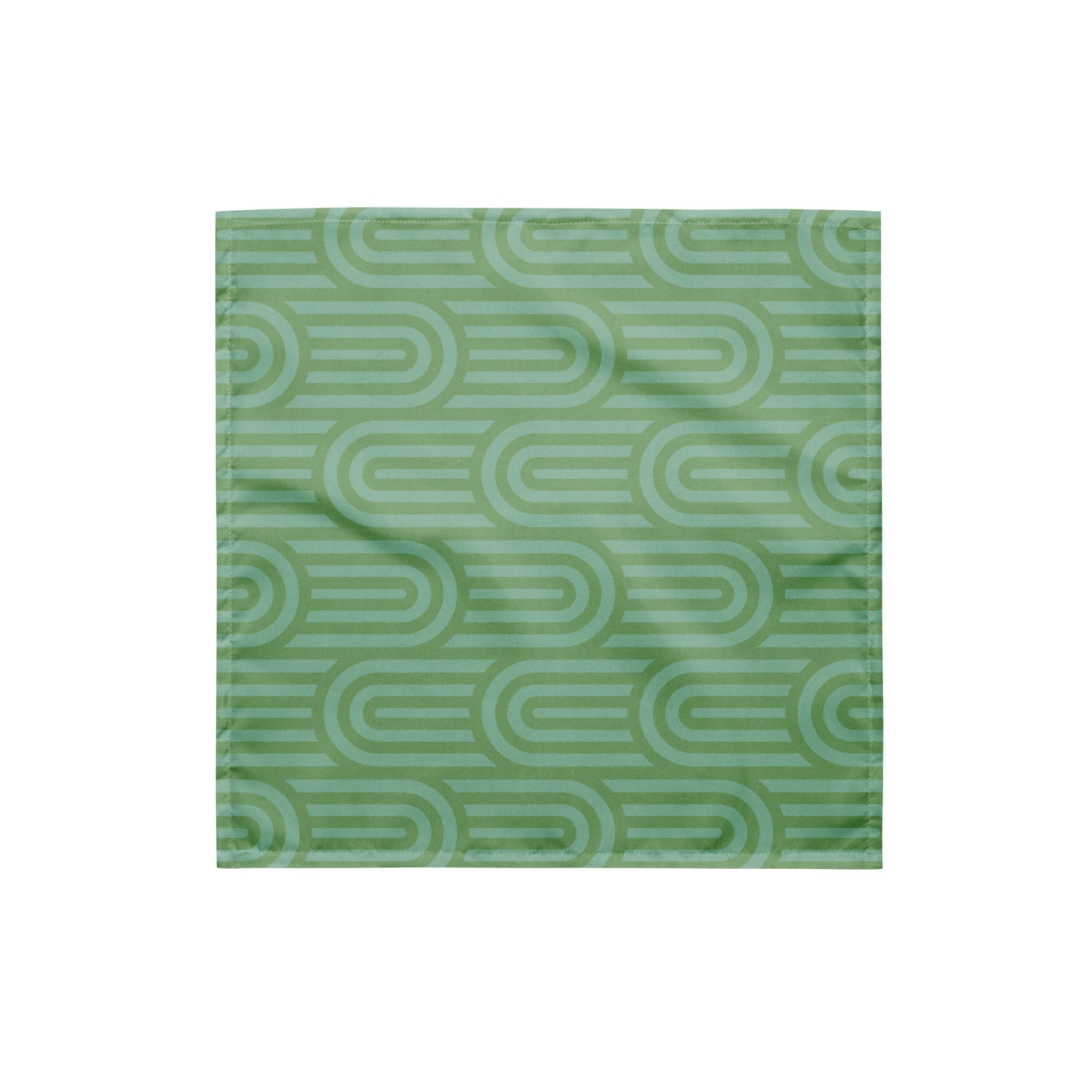 Sebastian & Clementine Scalloped Green Bandana For Dogs and Cats - Image 4