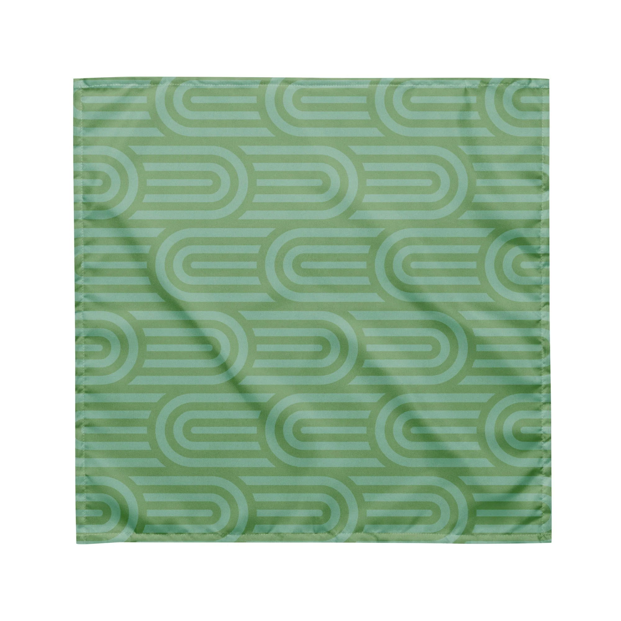 Sebastian & Clementine Scalloped Green Bandana For Dogs and Cats - Image 5