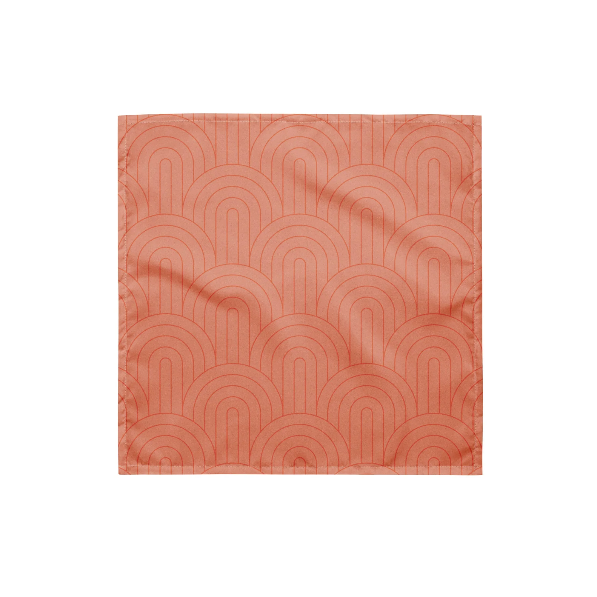Sebastian & Clementine Scalloped Pink Bandana For Dogs and Cats - Image 4