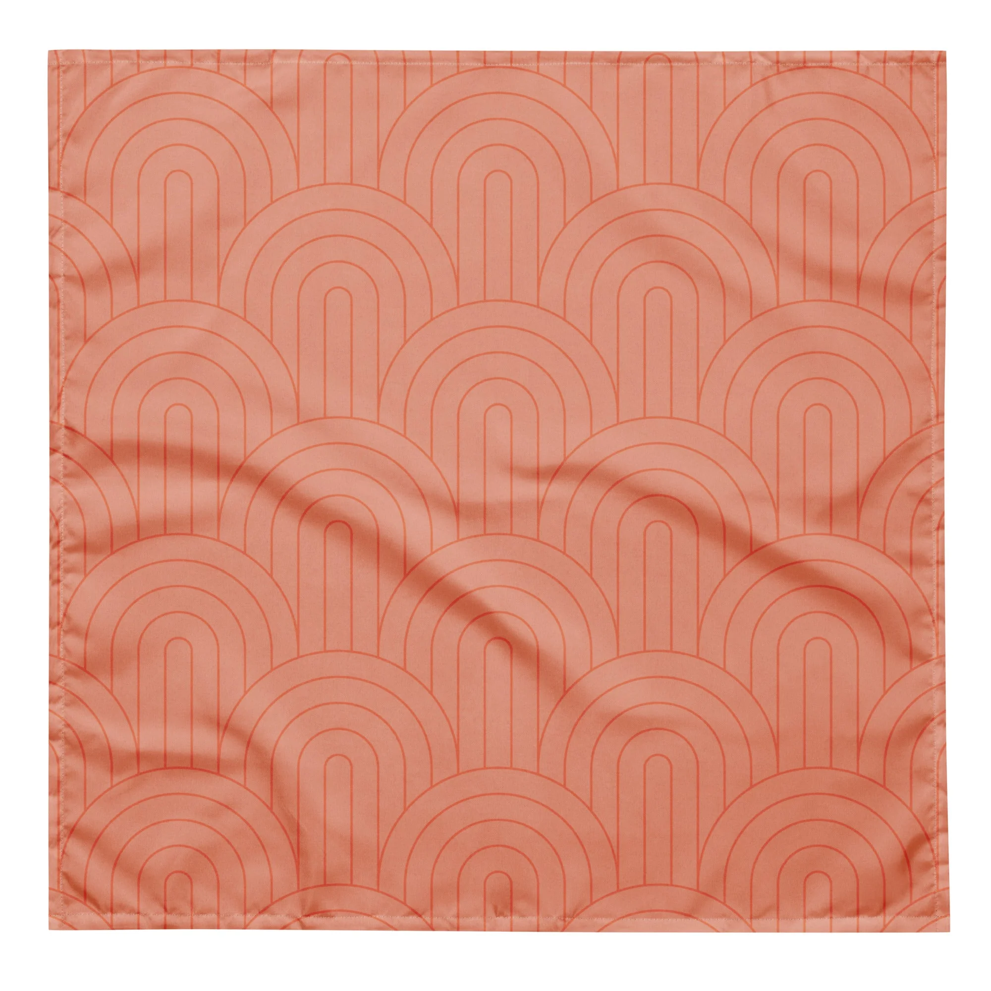 Sebastian & Clementine Scalloped Pink Bandana For Dogs and Cats - Image 6