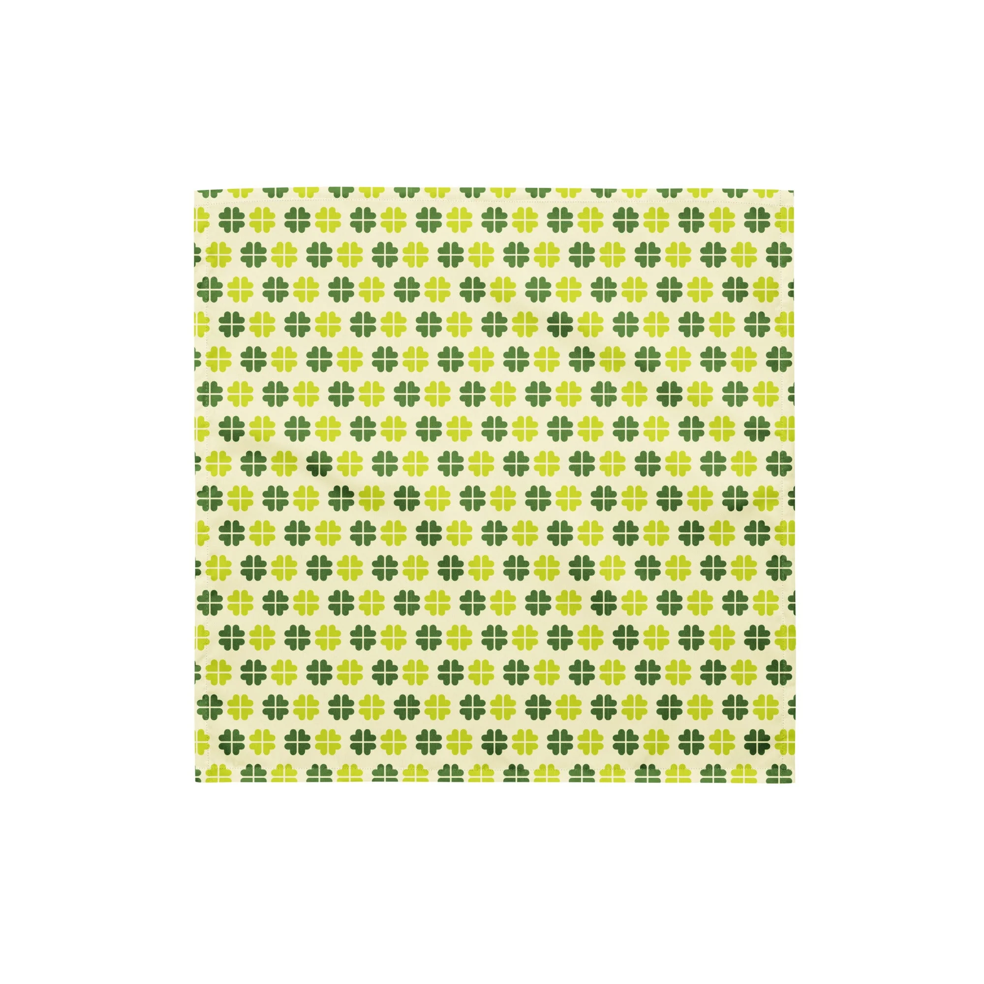 Sebastian & Clementine Shamrock Pet Cotton Bandana - Image 3