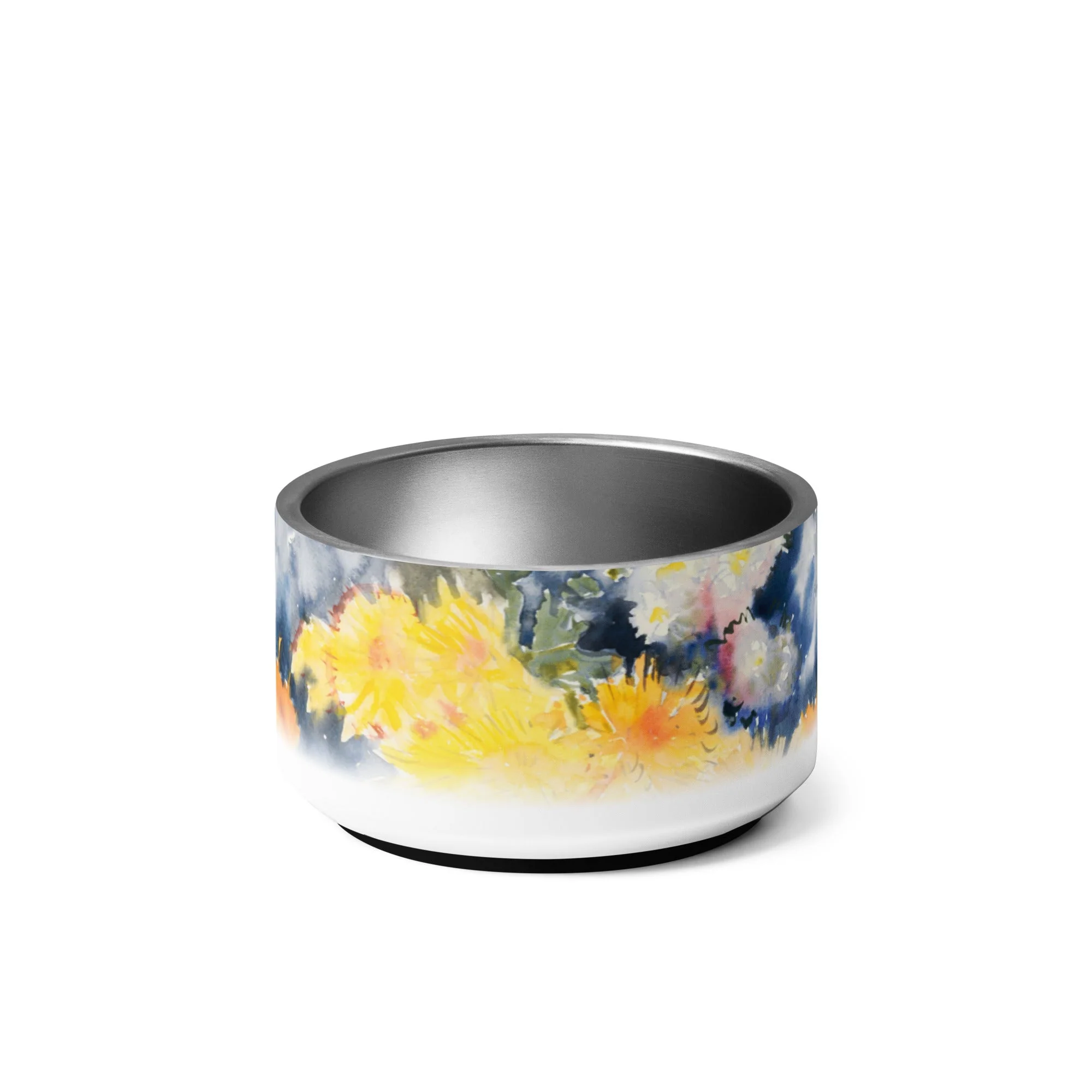 Sebastian & Clementine Yellow and Blue Vintage Collection Pet Bowl - Image 6