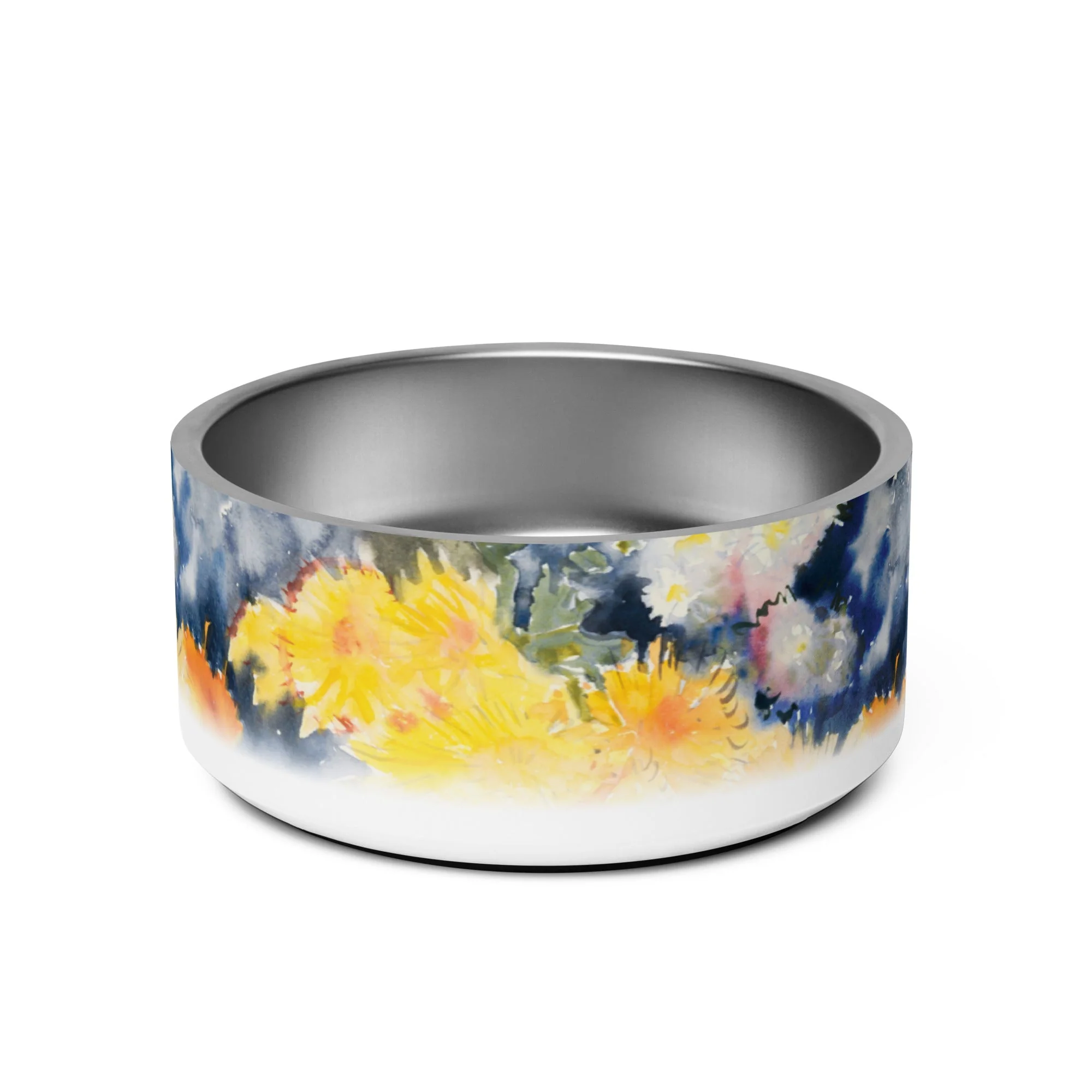 Sebastian & Clementine Yellow and Blue Vintage Collection Pet Bowl - Image 7