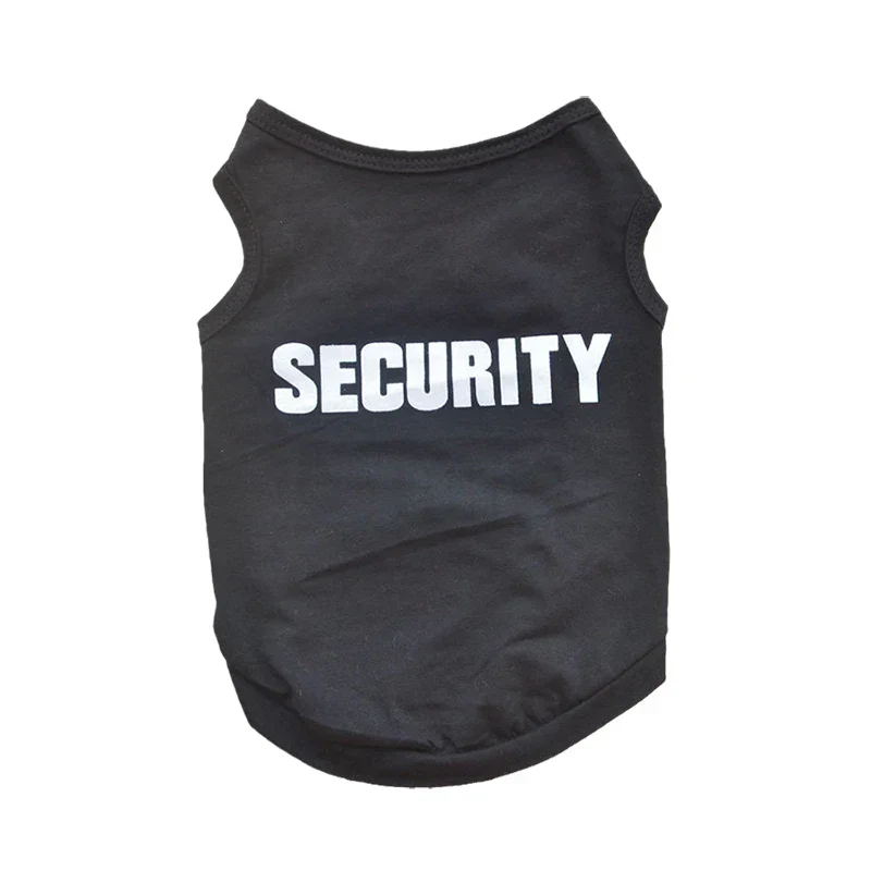 Security Clothing for Dogs Summer Pet T-shirt Costume - Image 12