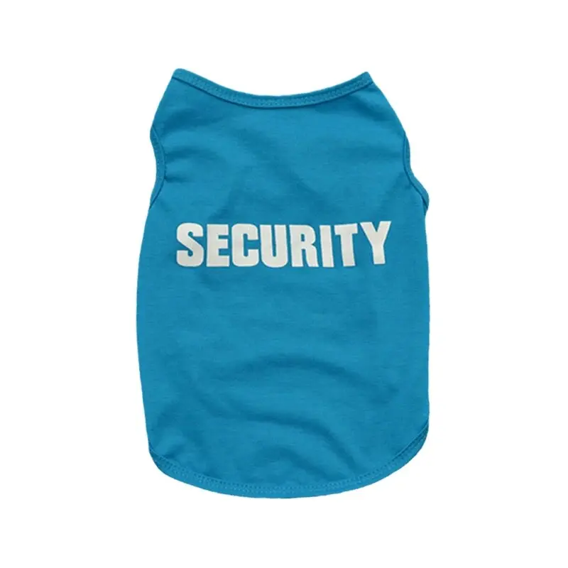 Security Clothing for Dogs Summer Pet T-shirt Costume - Image 14