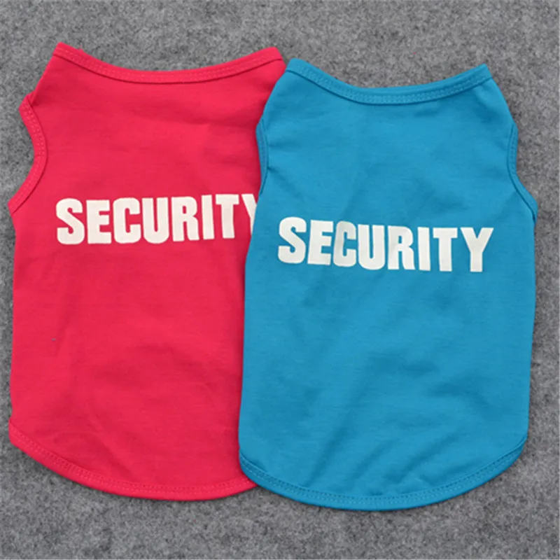 Security Clothing for Dogs Summer Pet T-shirt Costume - Image 5