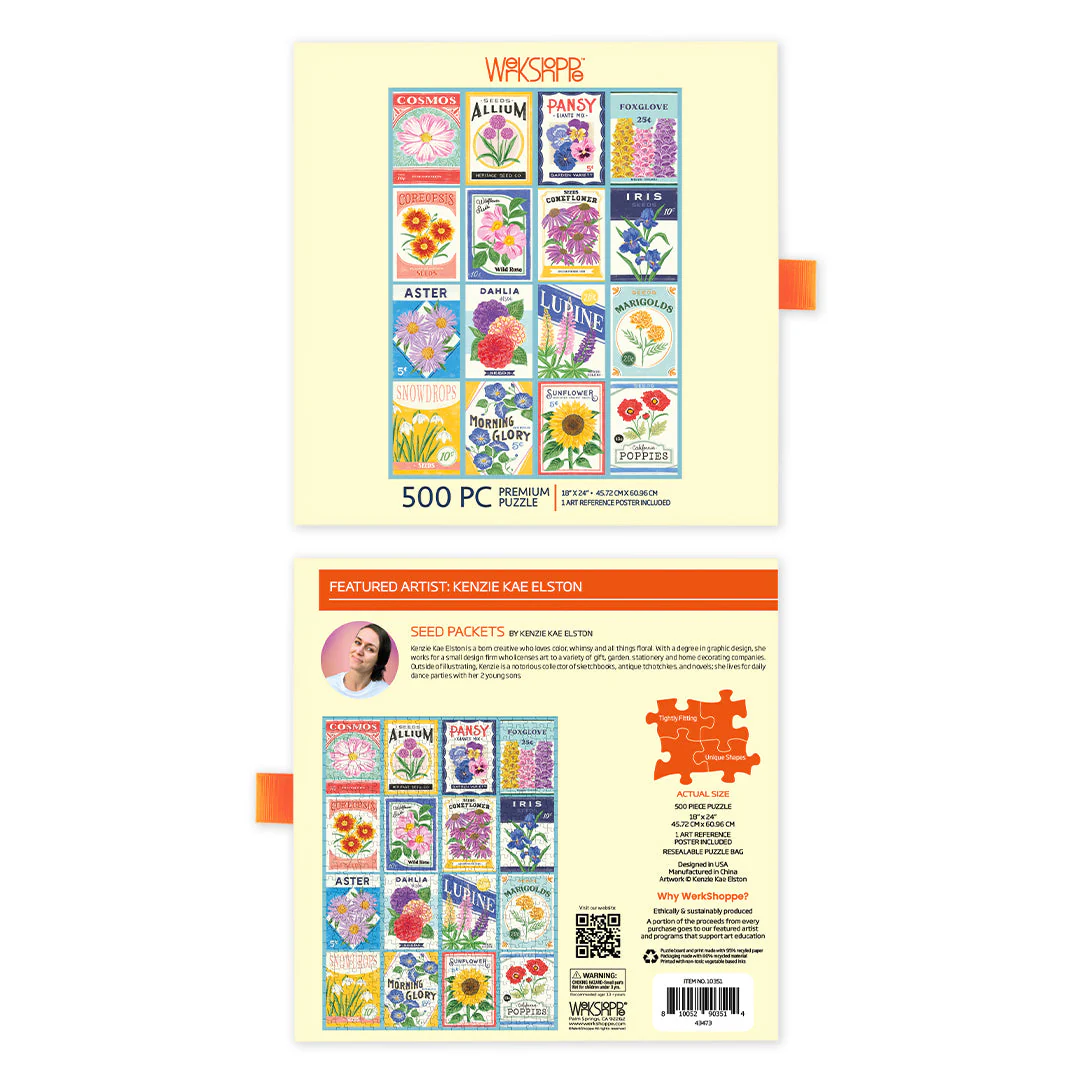 Seed Packets 500 Piece Puzzle - Image 4