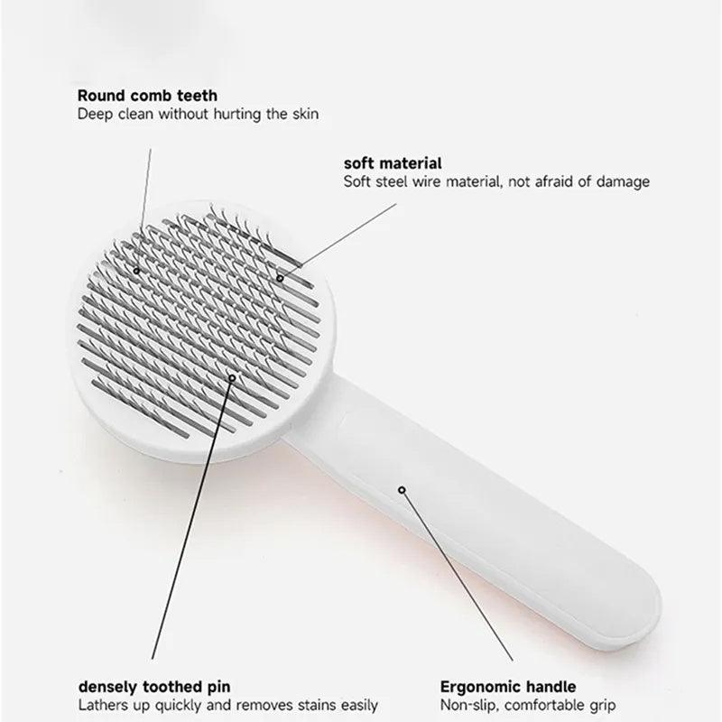 Self Cleaning Pet Grooming  Slicker Brush - Image 5