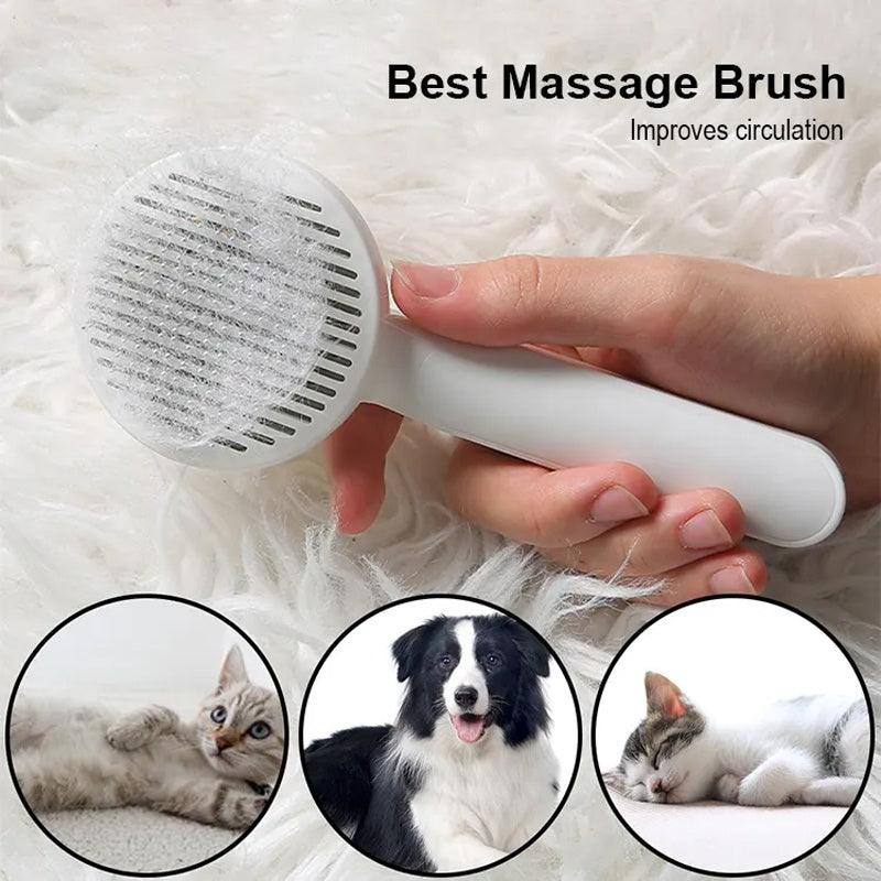 Self Cleaning Pet Grooming  Slicker Brush - Image 7
