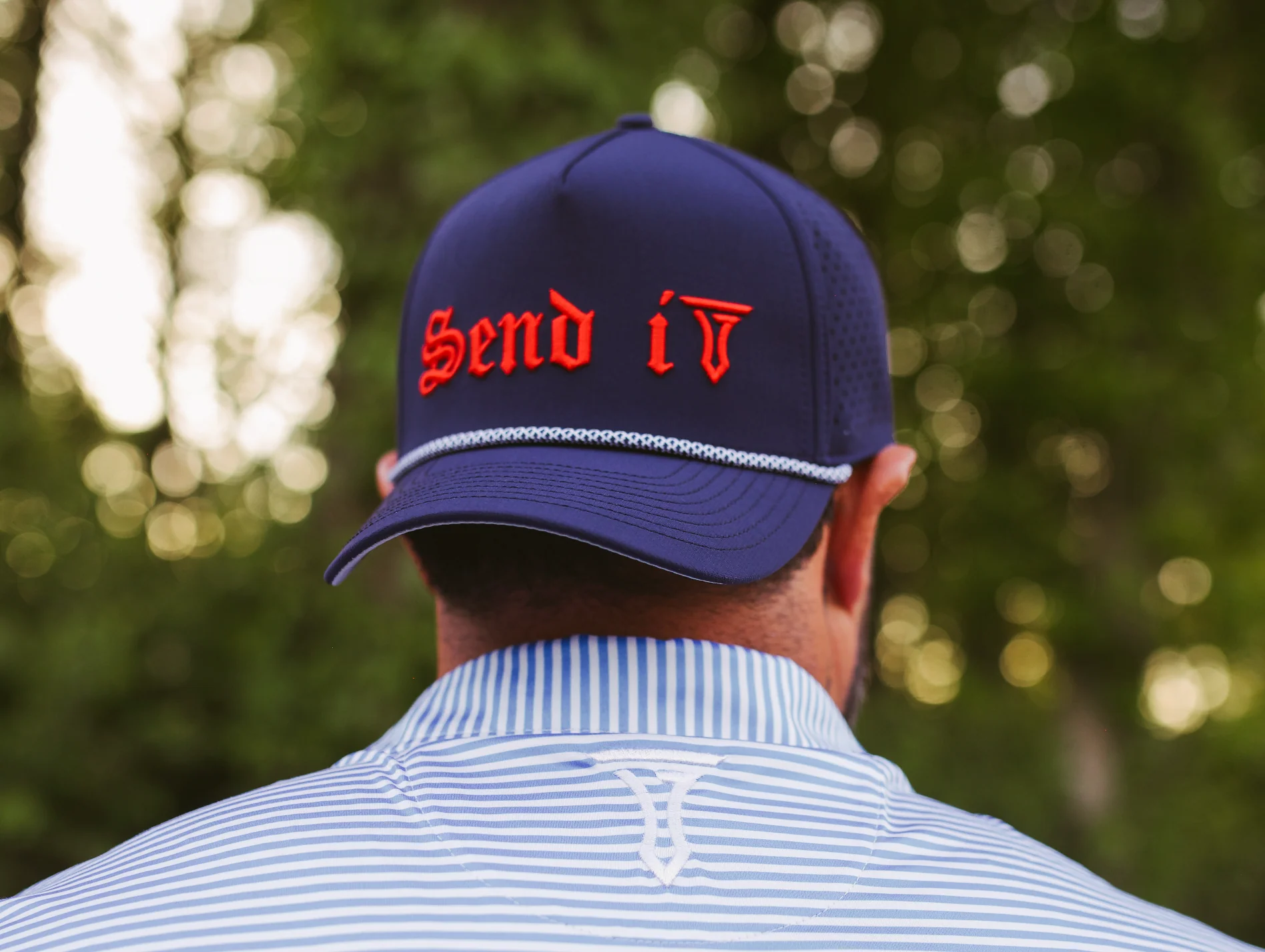 Send It Rope Hat - Navy - Image 3