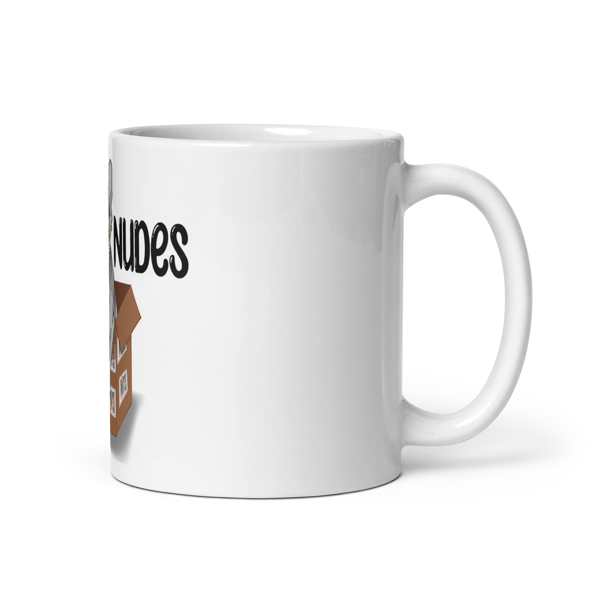 "SEND NUDES" SPHYNX COFFEE MUG - Image 3
