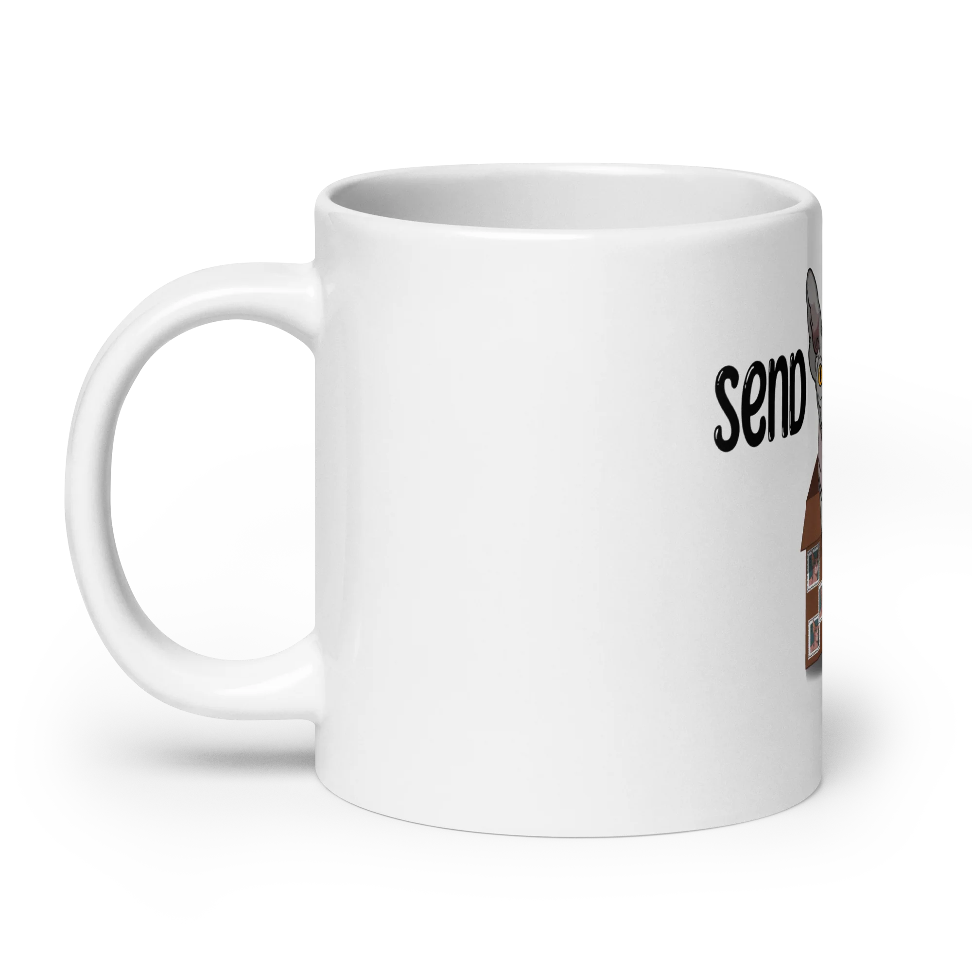 "SEND NUDES" SPHYNX COFFEE MUG - Image 8