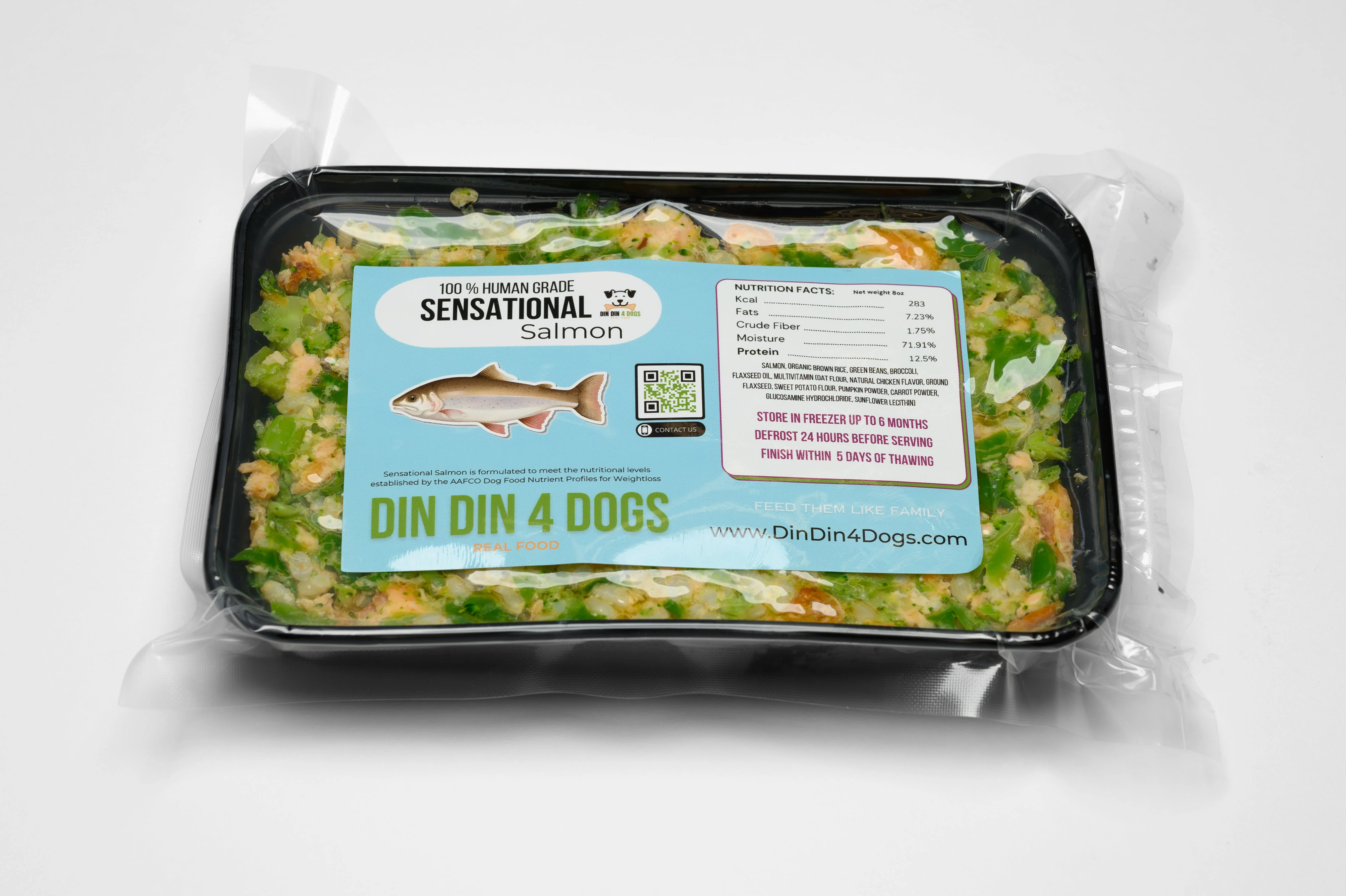 Sensational Salmon - case includes 24, 8oz meals - Image 2