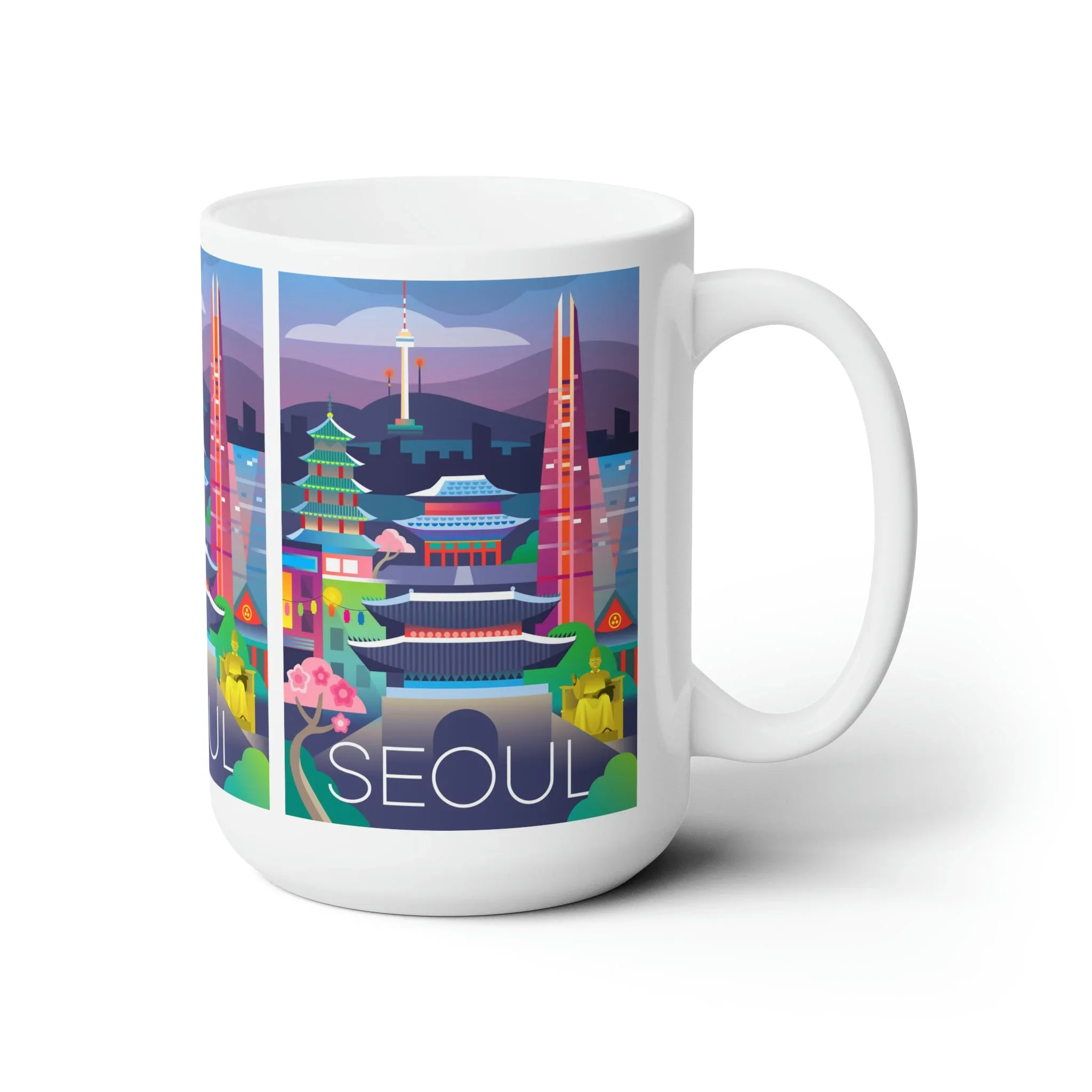 Seoul Ceramic Mug 11oz or 15oz - Image 3