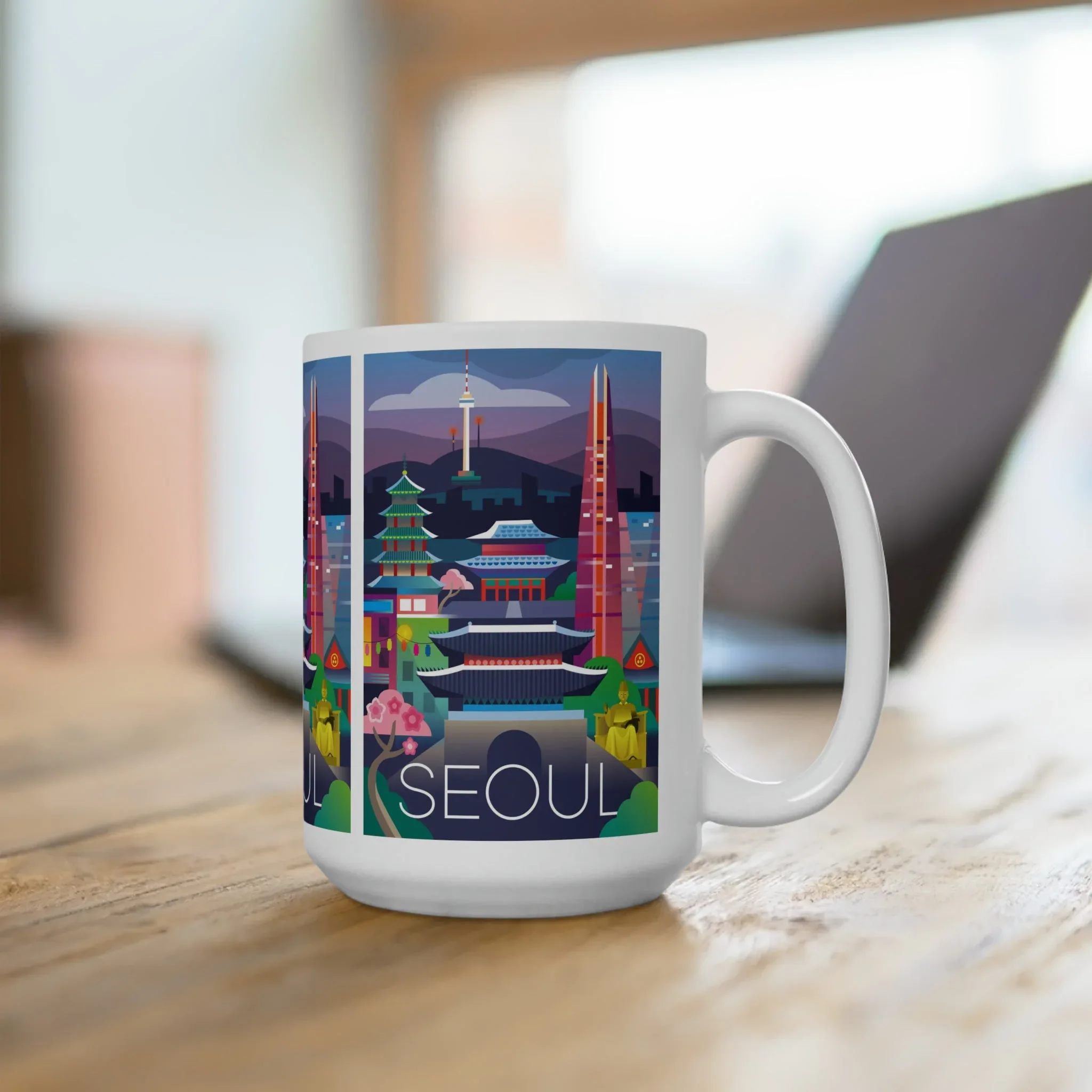 Seoul Ceramic Mug 11oz or 15oz - Image 4