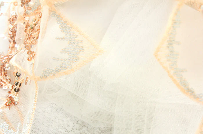 Sequin Pet Dress Luxury Dog Gown Cats Princess Trailing Dress Party Birthday - Image 9