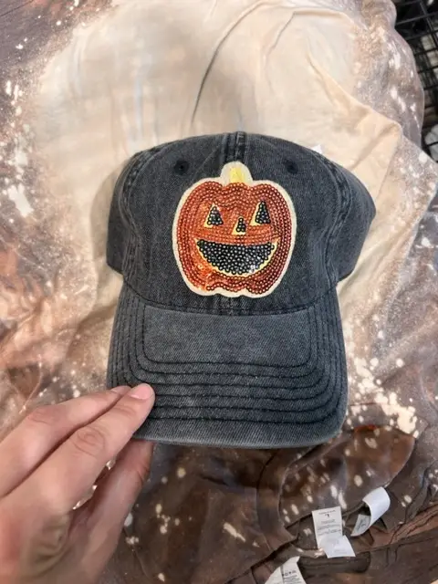 Sequin Pumpkin Hat - Image 2