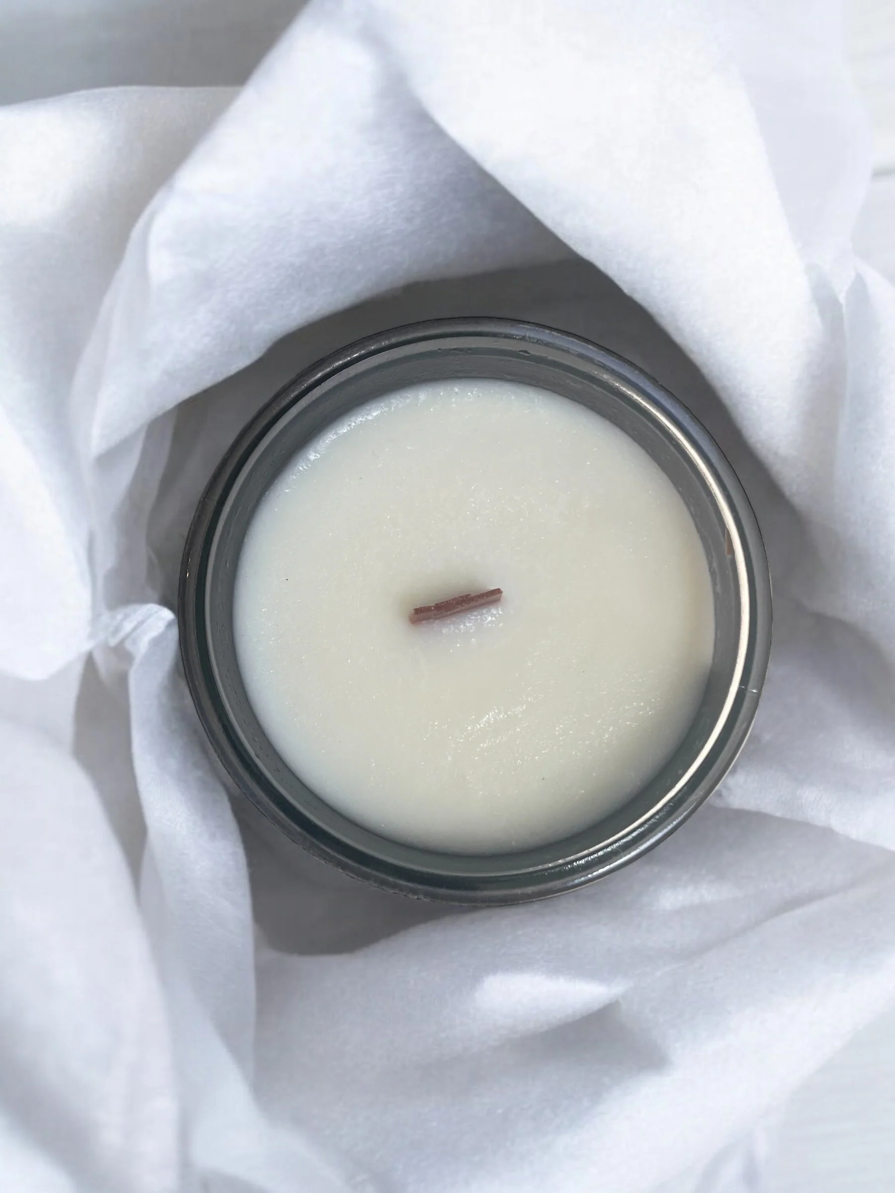 Shared Trauma Candles - Capitalism - 13 Oz Crackling Wood Wick - Tulips & Gardenia - Image 7