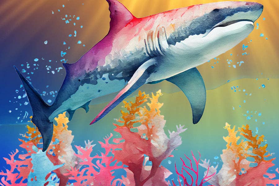 Shark Reef Mini Jigsaw Puzzle | MicroPuzzles - Image 2