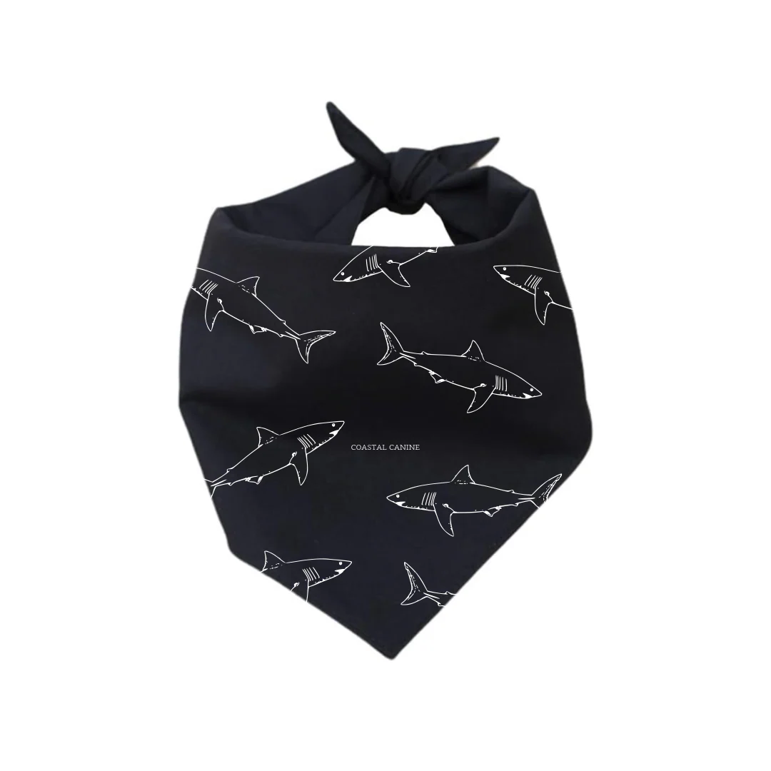 Shark Themed Dog Bandanna - Image 3