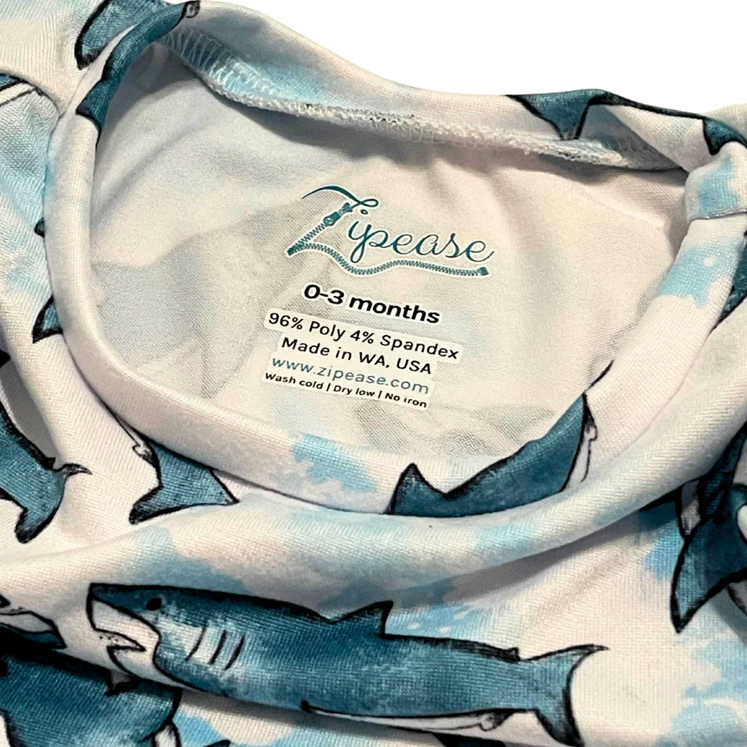 Sharks Zip Romper - Image 3