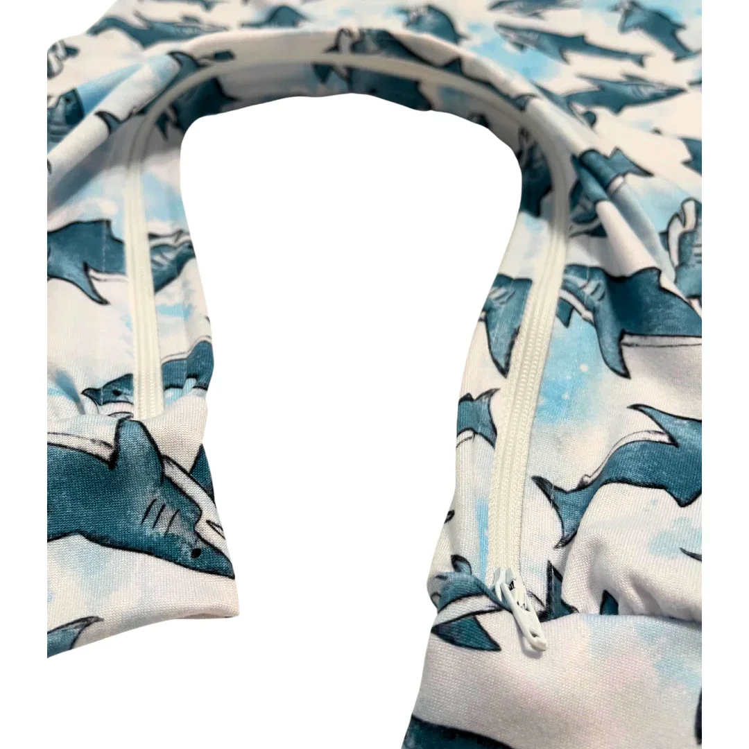 Sharks Zip Romper - Image 4