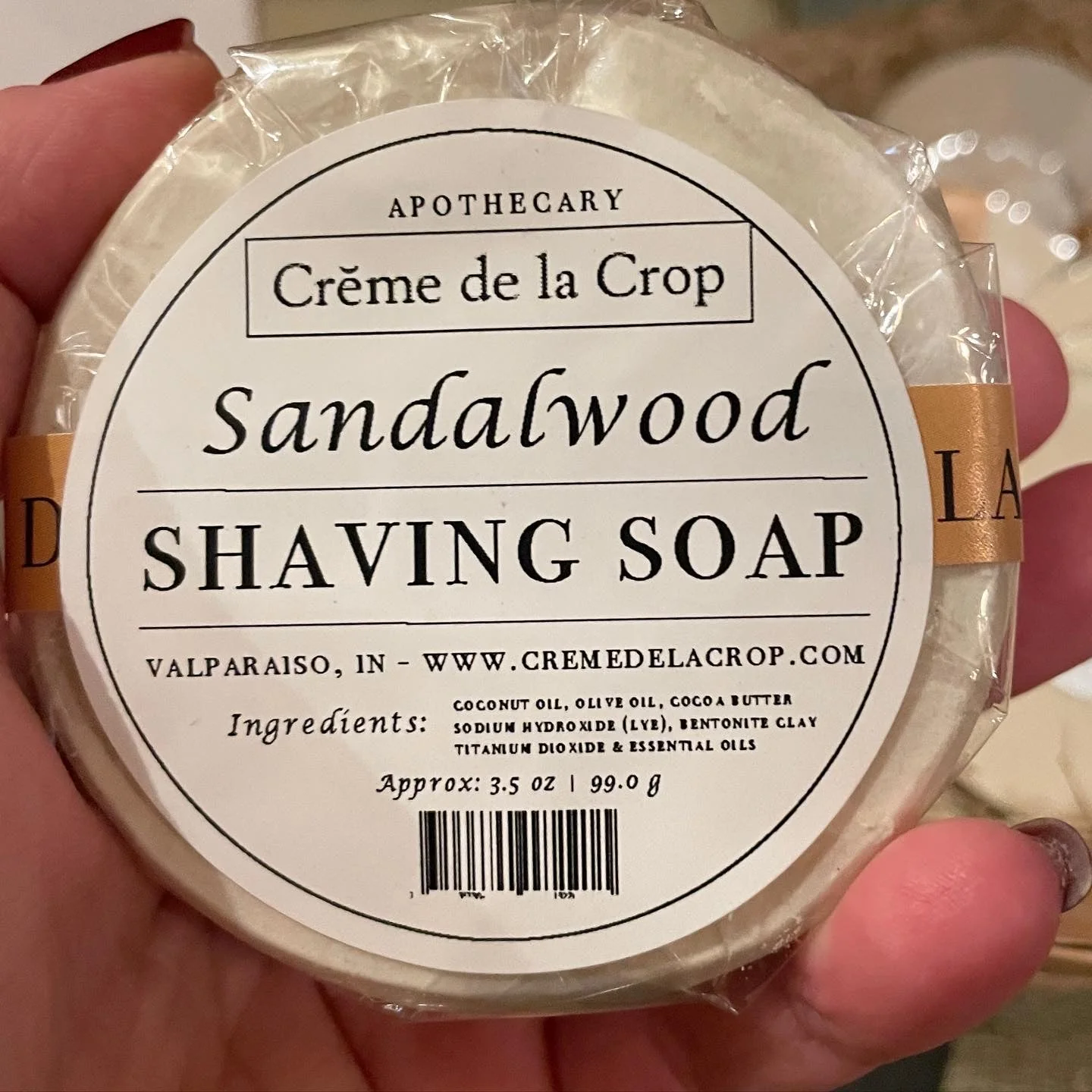 Shaving Soap - Sandalwood - Image 3