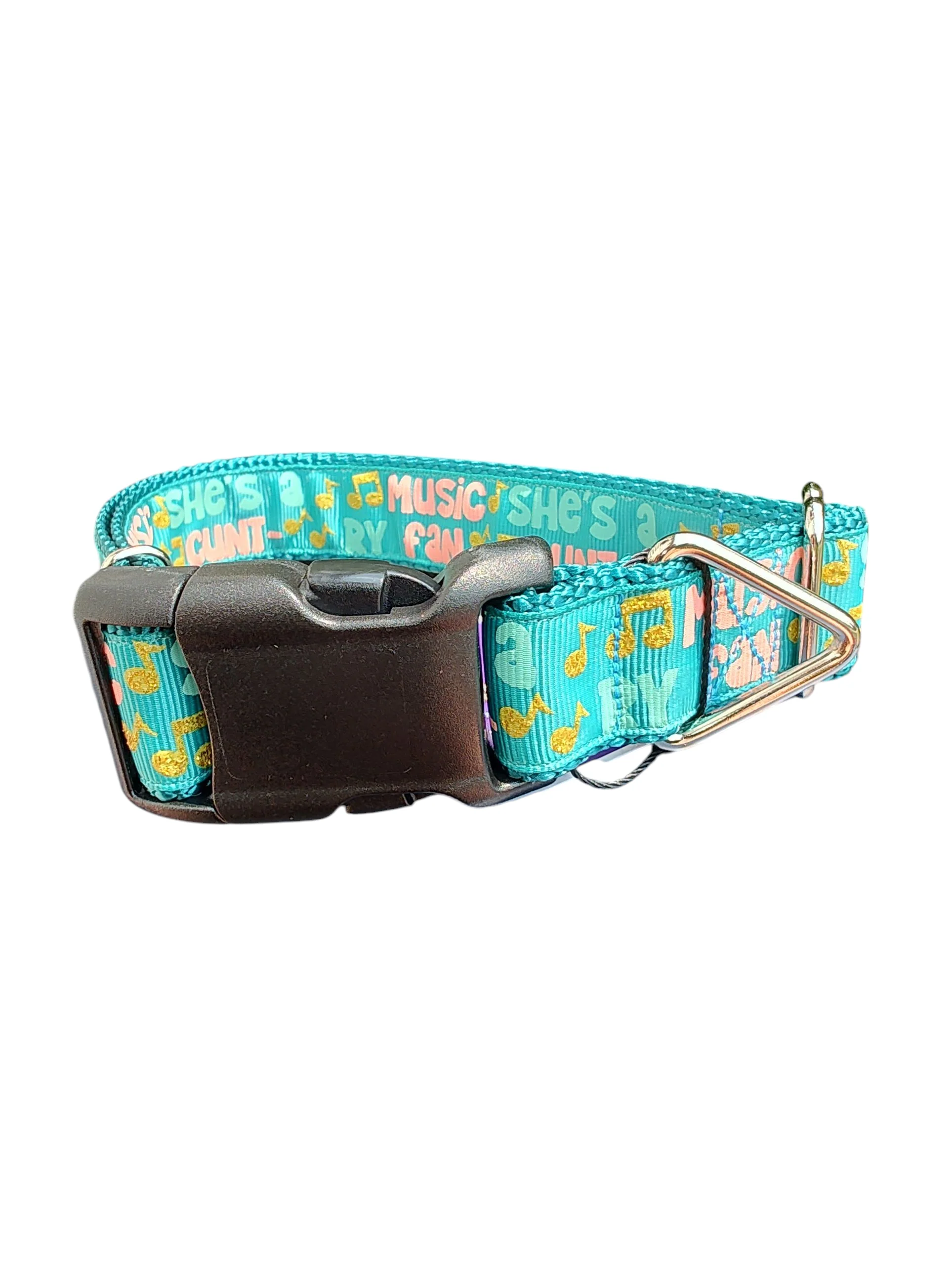 She's a Cunt-ry Music Fan Nylon Dog Collar - Image 2