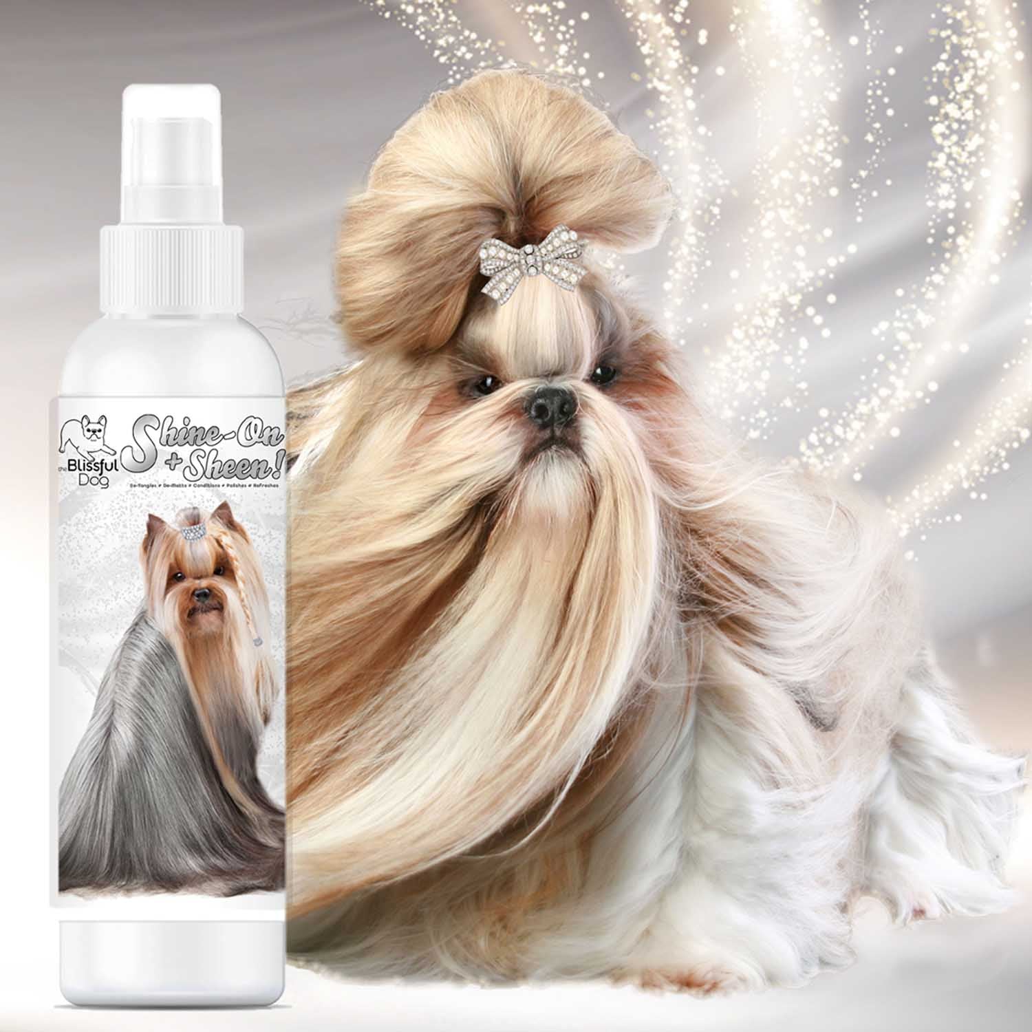 Shine-On+Sheen Dog De-Tangling Coat Spray - Image 2