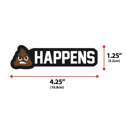 Shit Happens Embroidered Morale Patch - Image 2