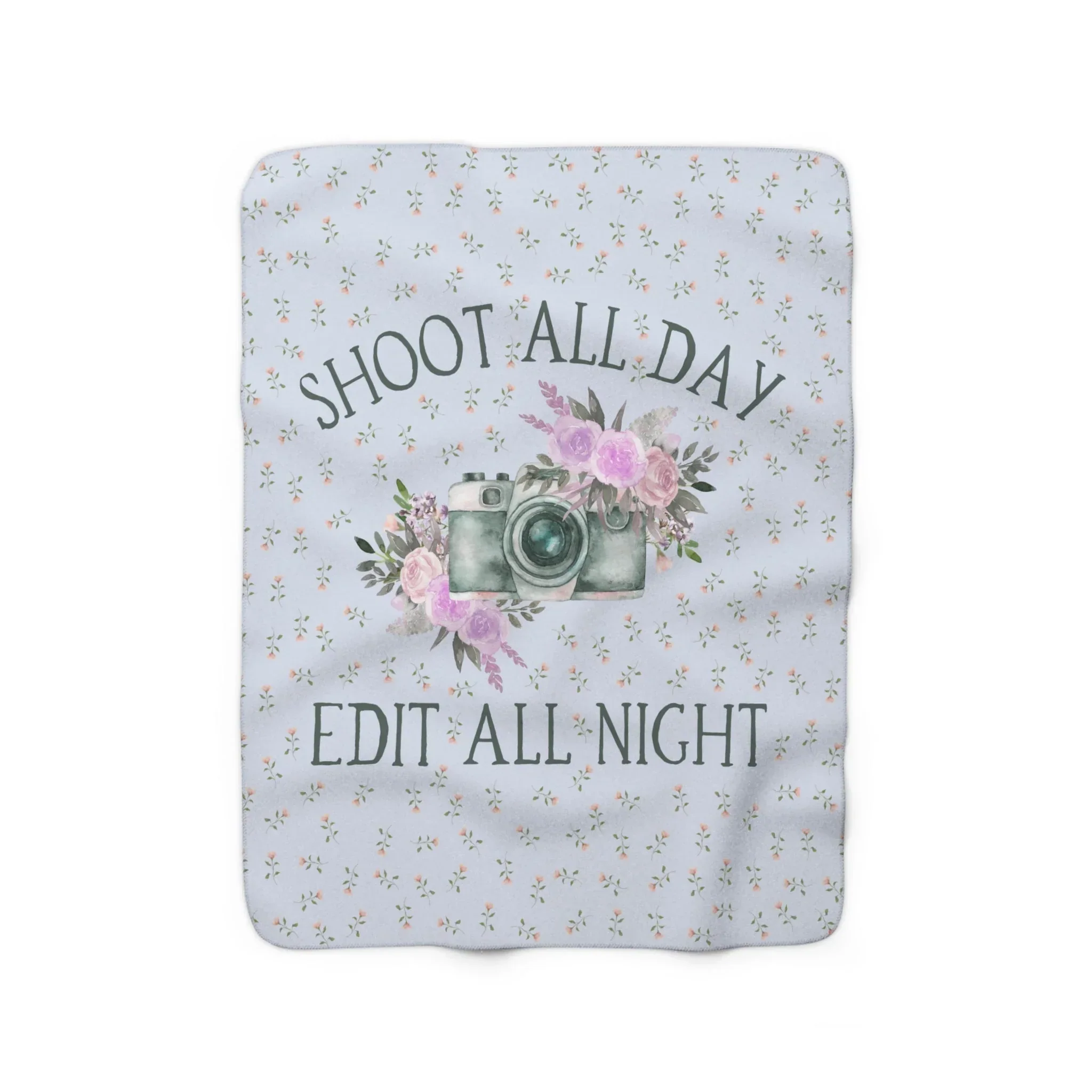 Shoot All Day, Edit All Night | Cozy Photographer Blanket for Her - Image 2
