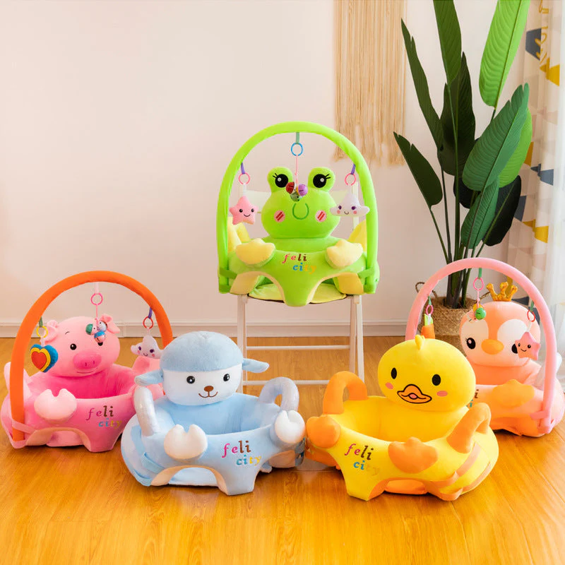 Shopping Basket, Child Seat, Plush Toy, Baby Learn To Sit On Chair - Image 3
