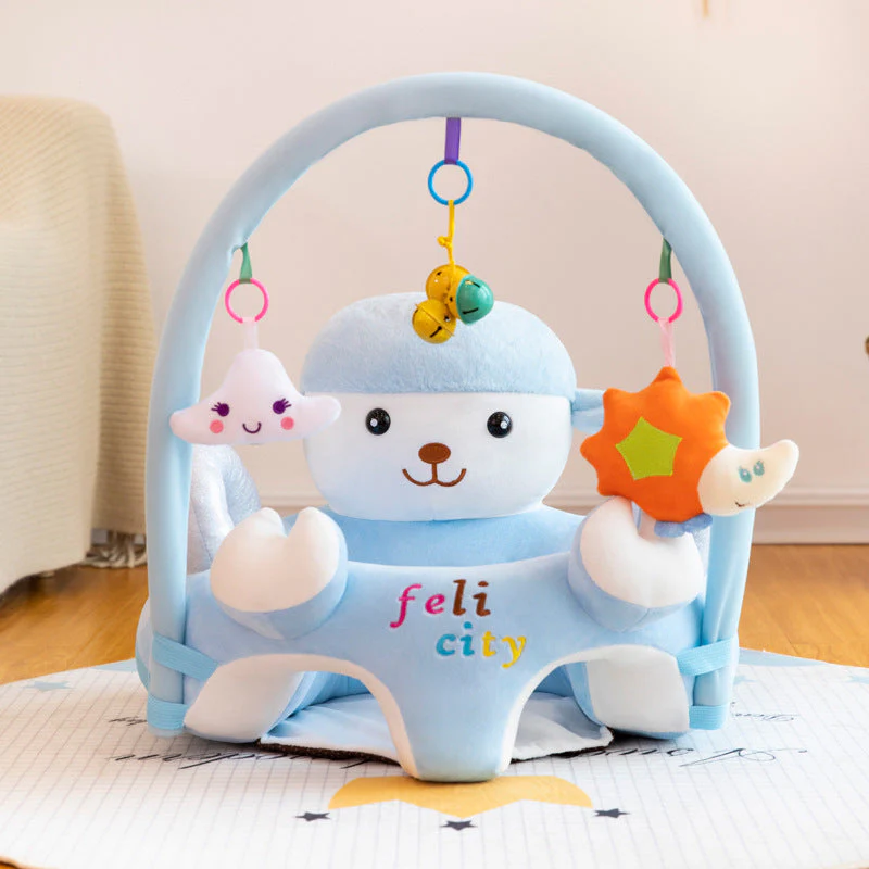 Shopping Basket, Child Seat, Plush Toy, Baby Learn To Sit On Chair - Image 4